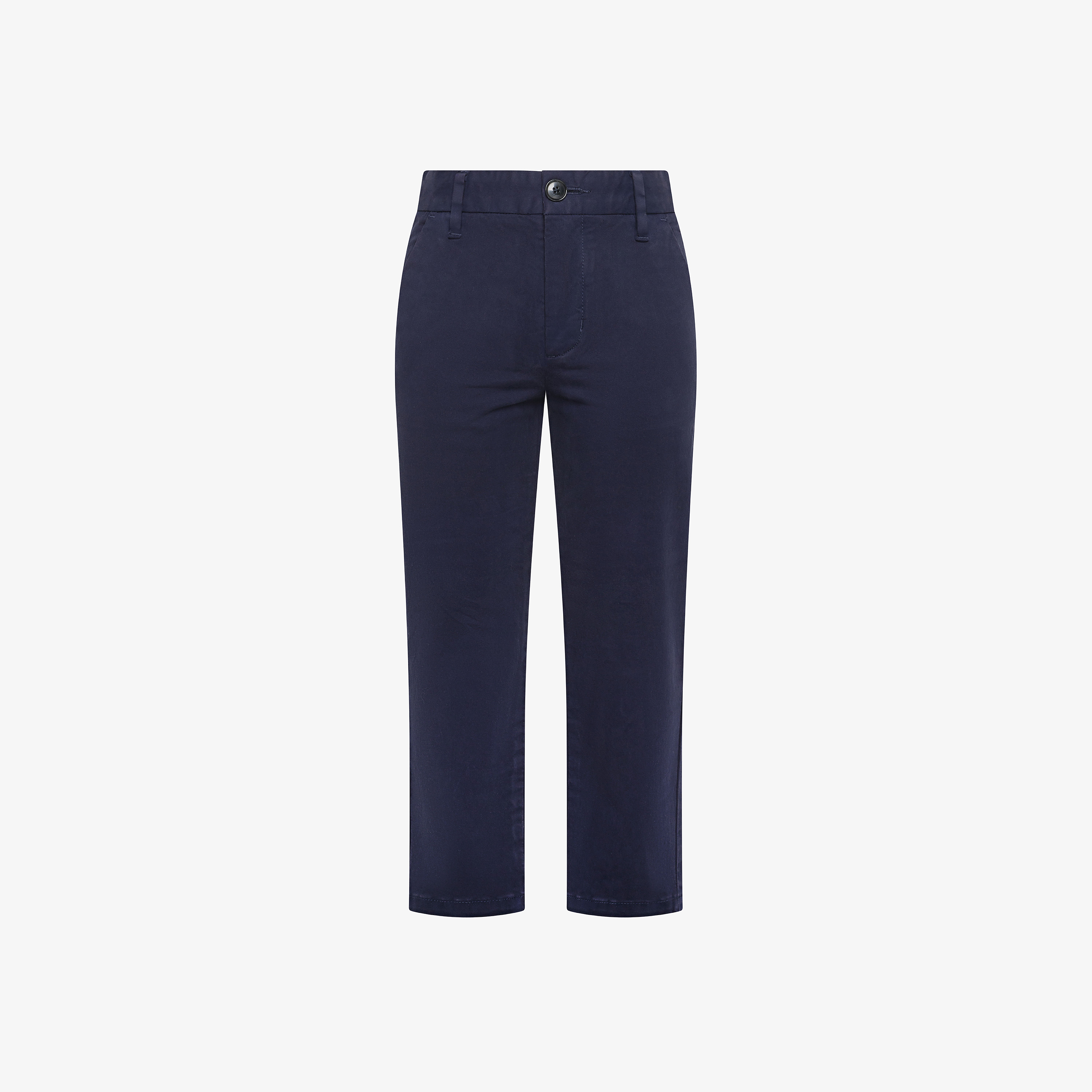 Pantaloni chino in cotone navy blue