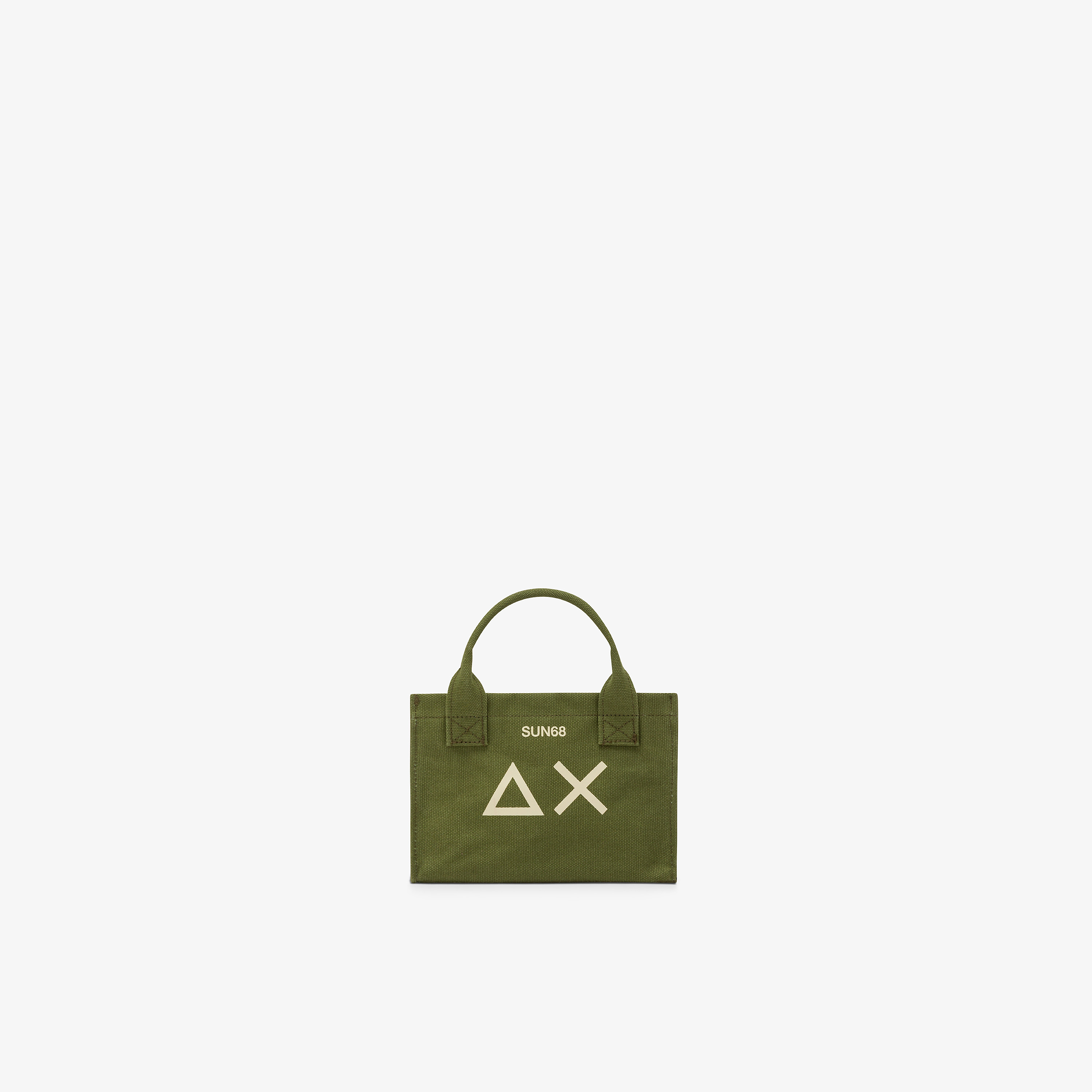 Dark green cotton mini bag