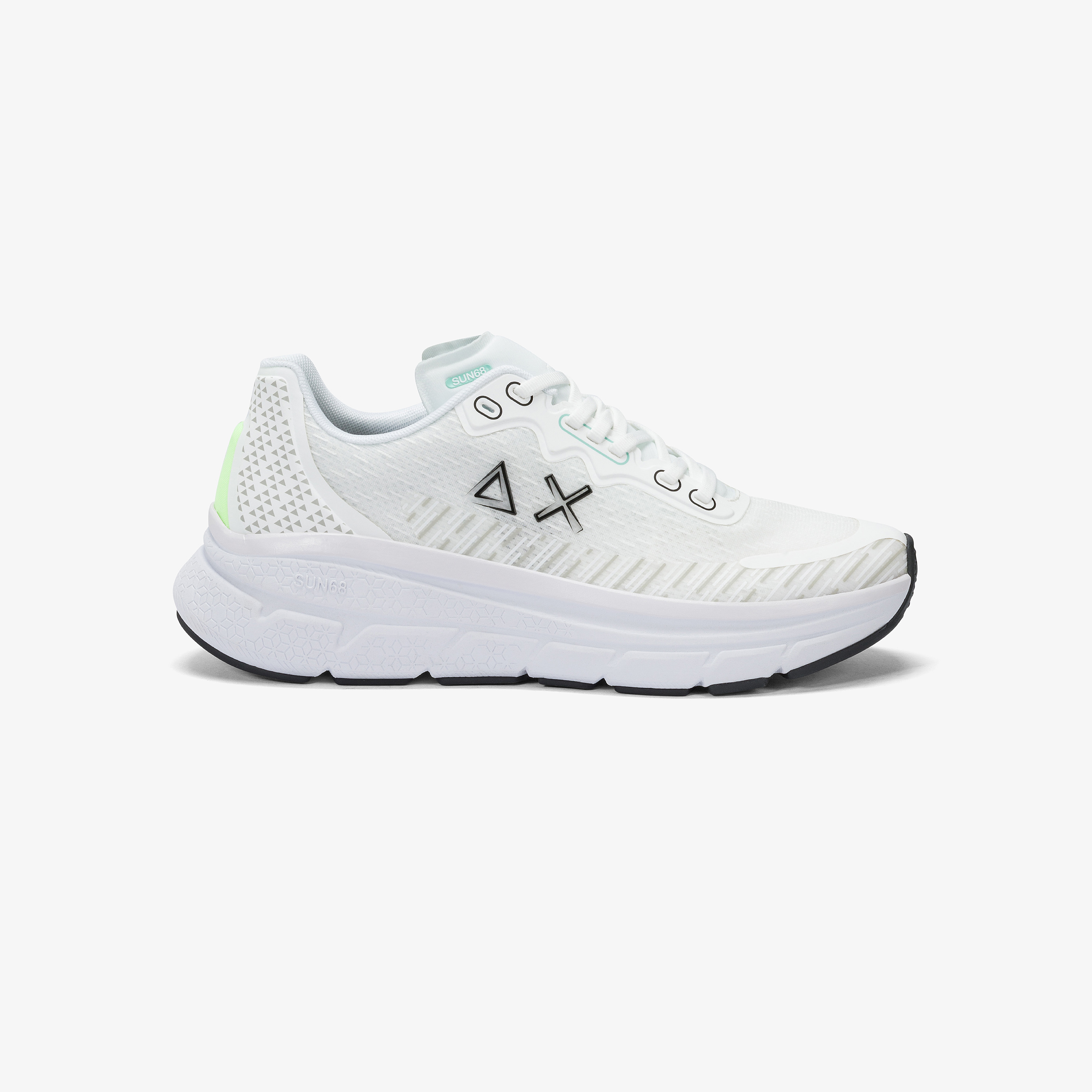 Sneaker Jupiter Air in mesh bianca