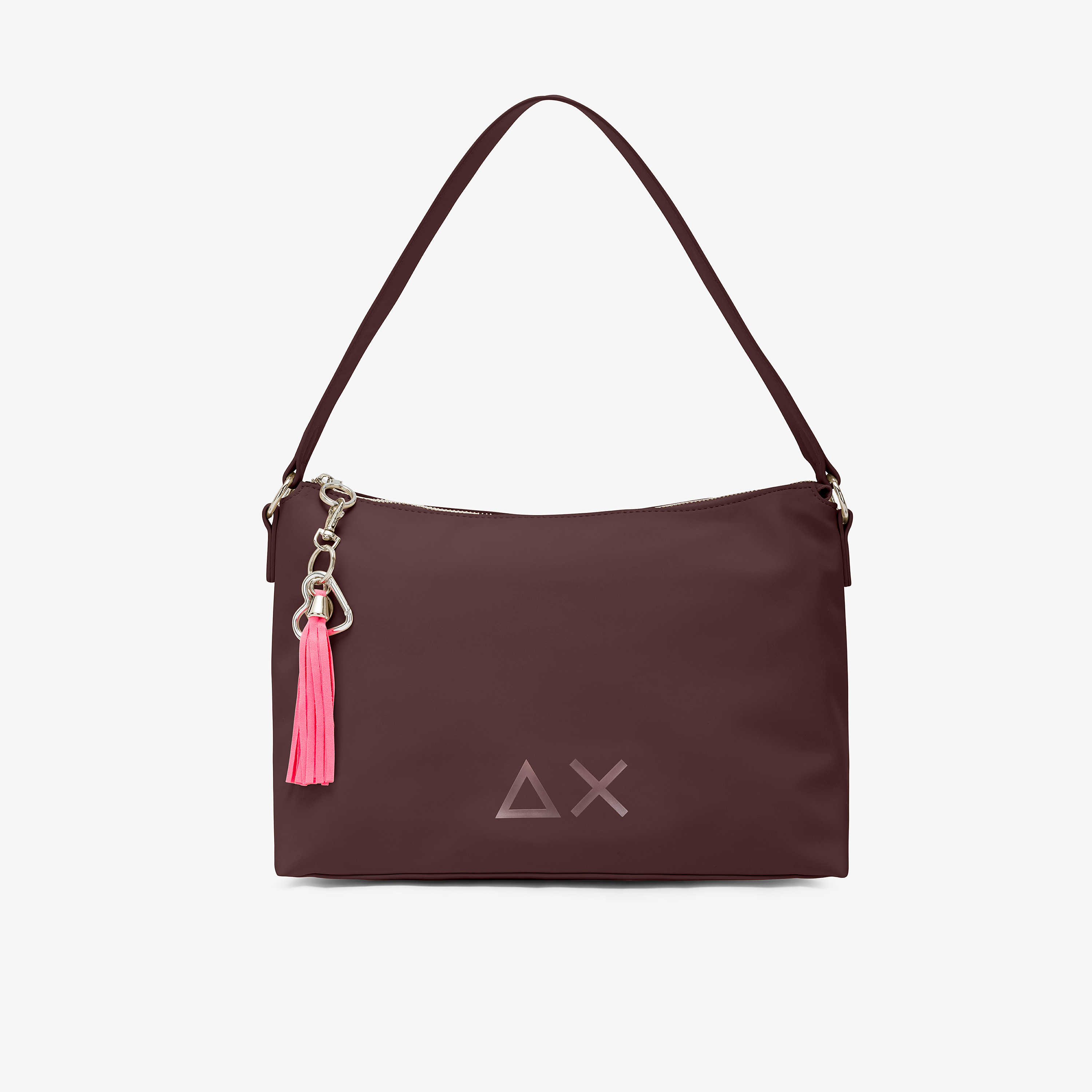 Borsa bowling in nylon bordeaux