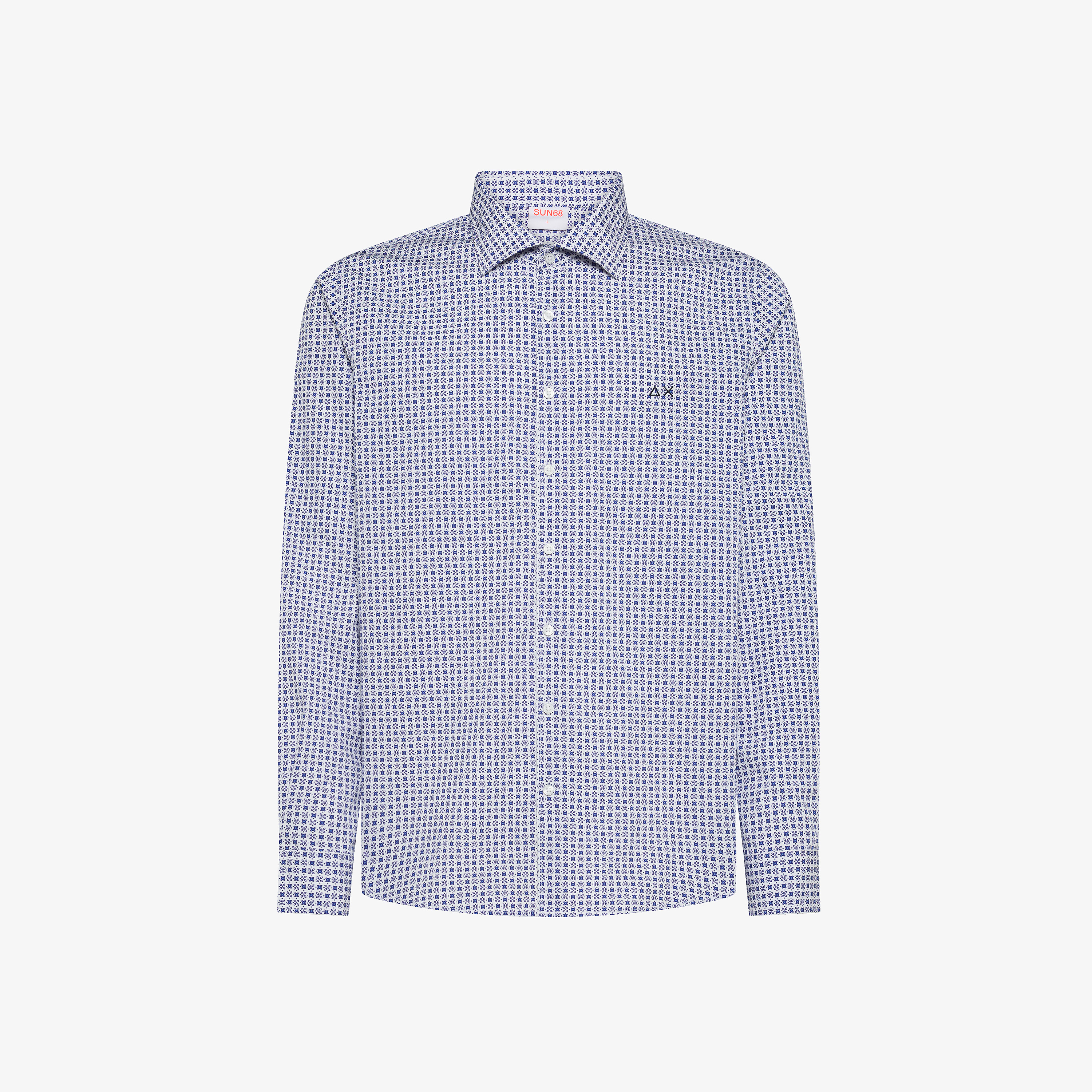 Shirt micropattern l/s