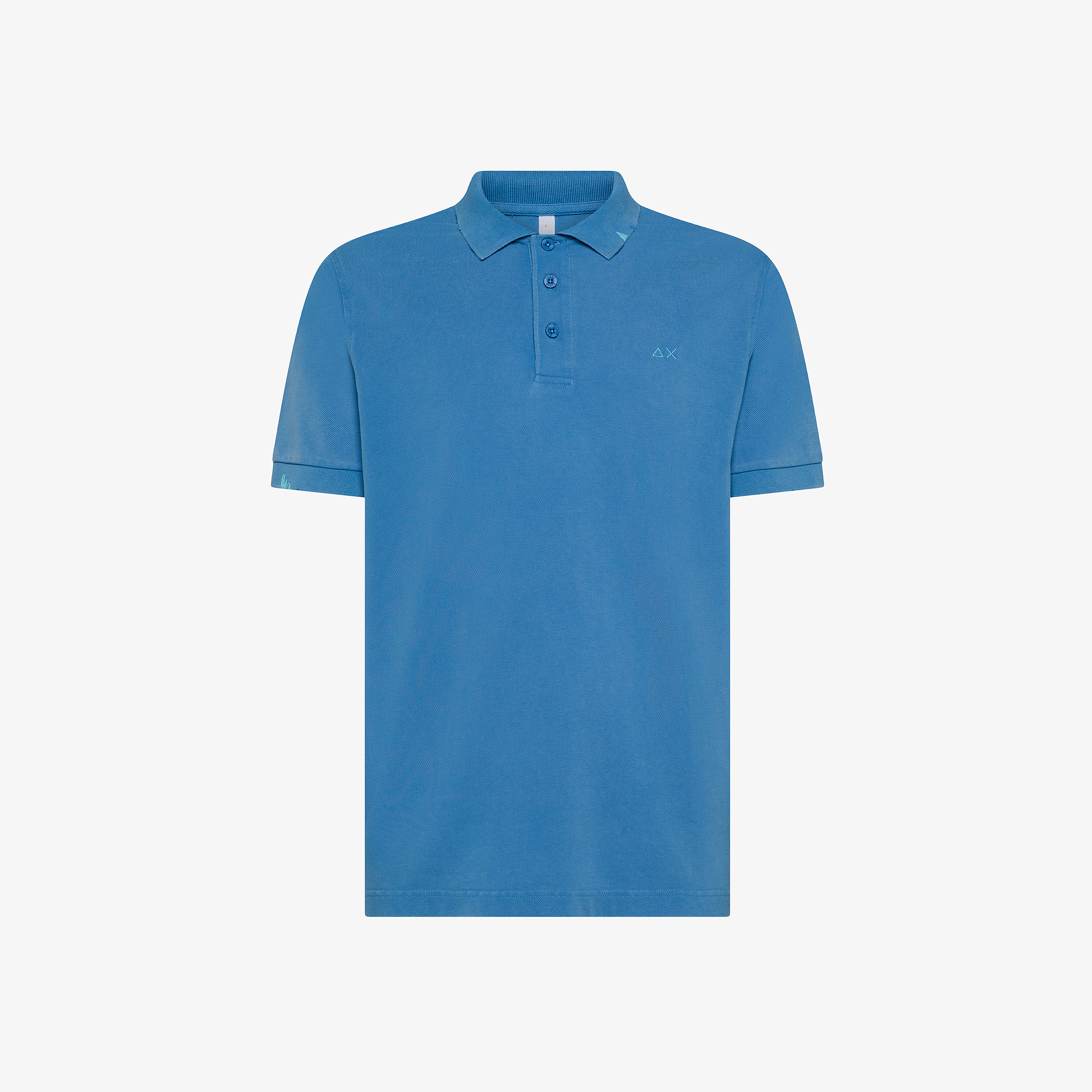 Avio polo shirt with destroyed detailing
