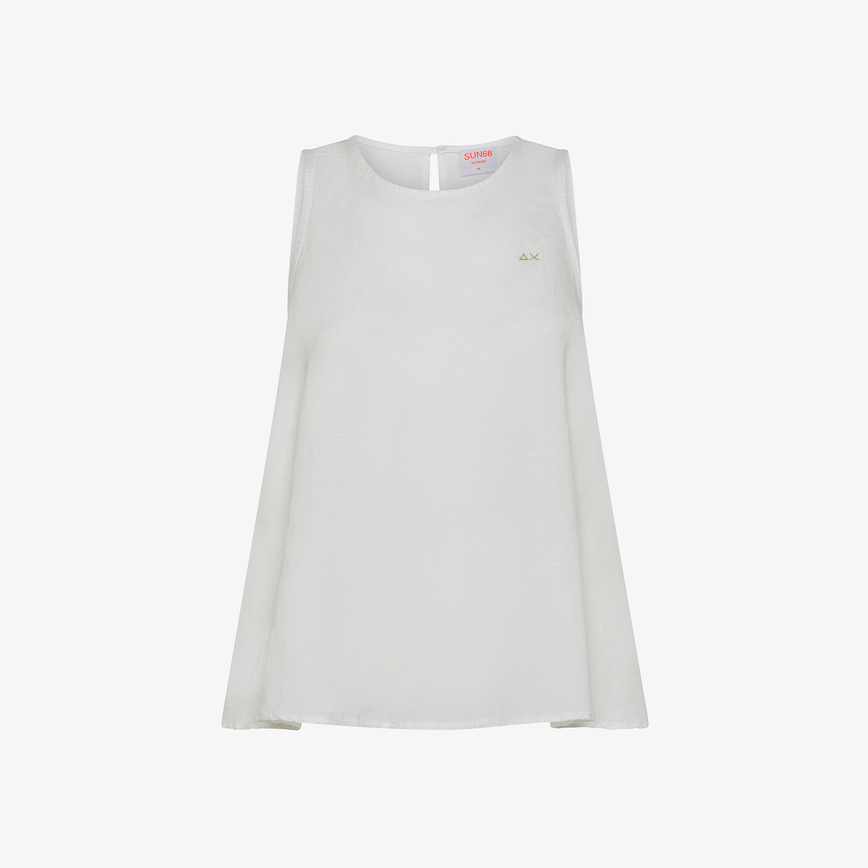 White linen top