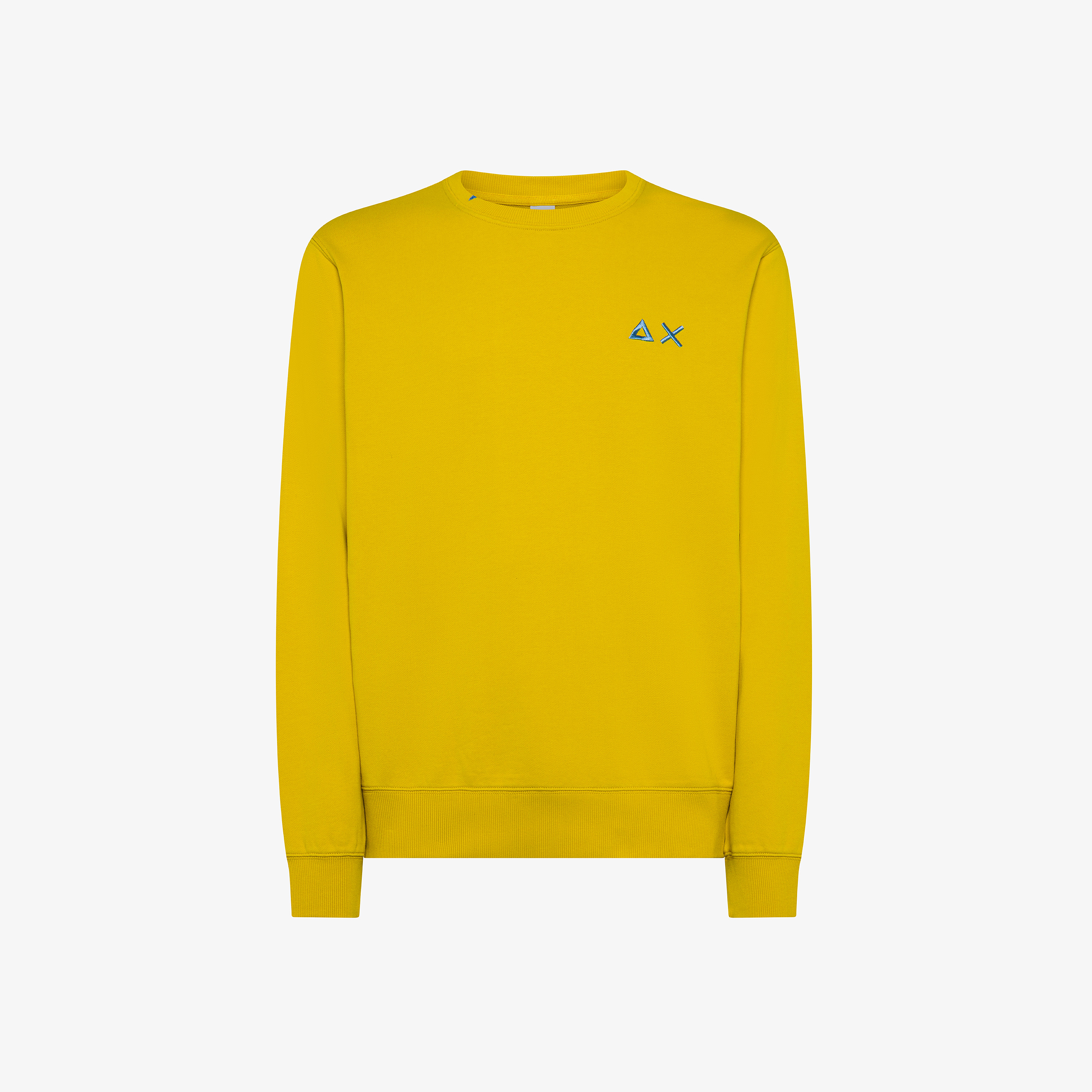 Yellow cotton sweatshirt