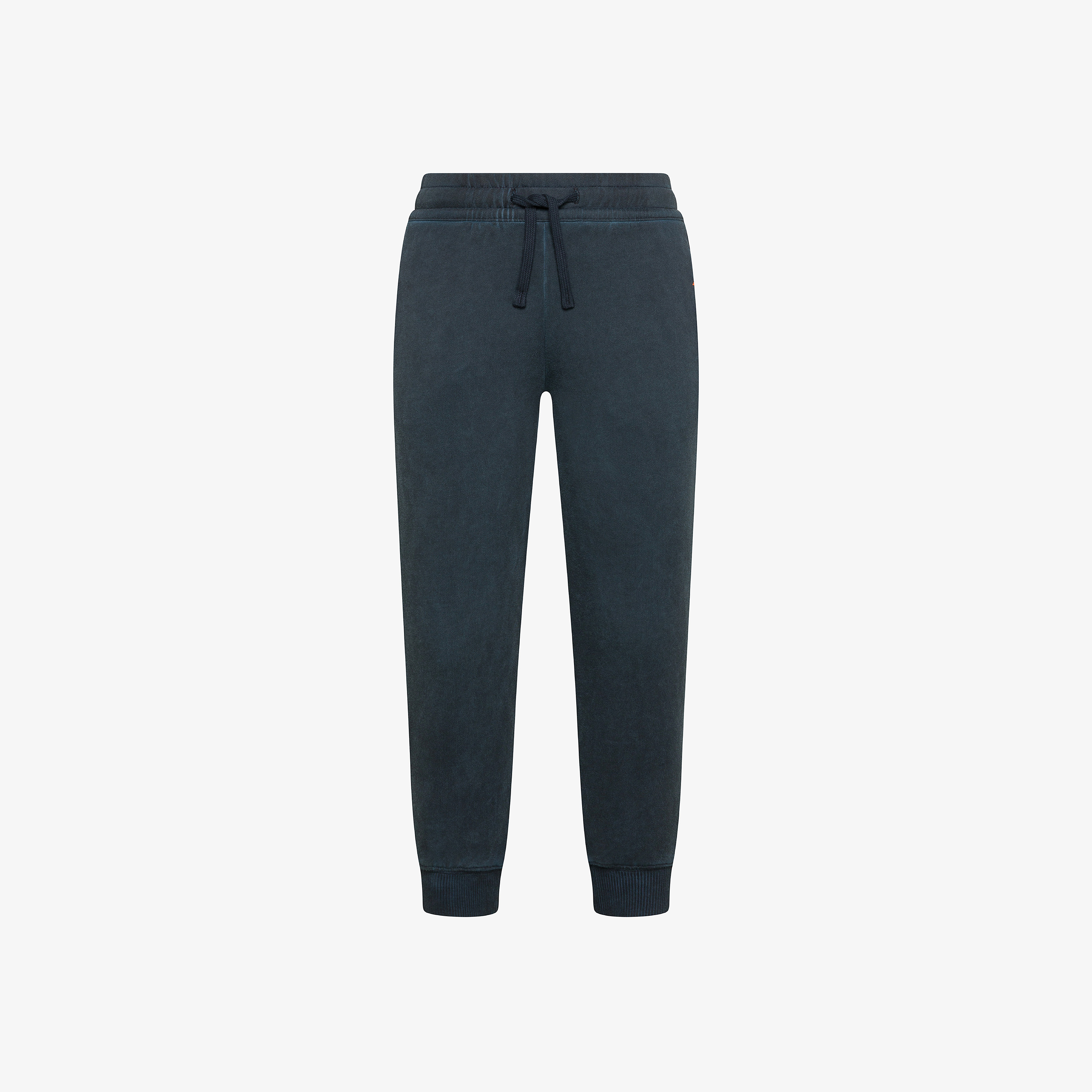 Pantaloni in felpa di cotone blu navy