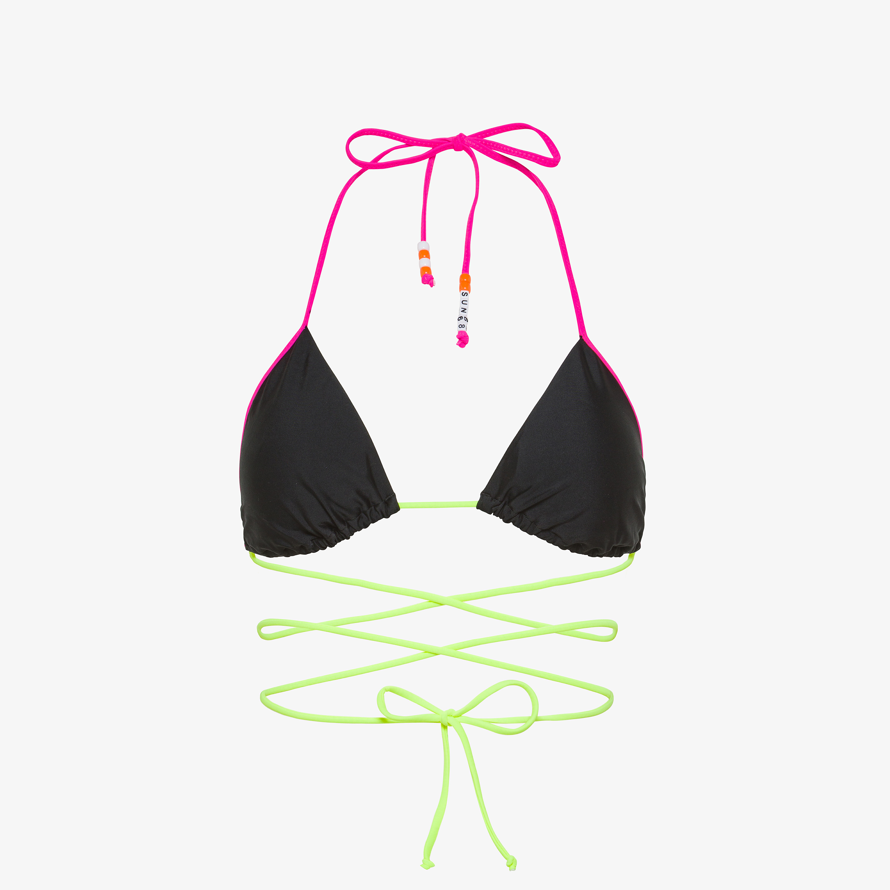 Black nylon bikini