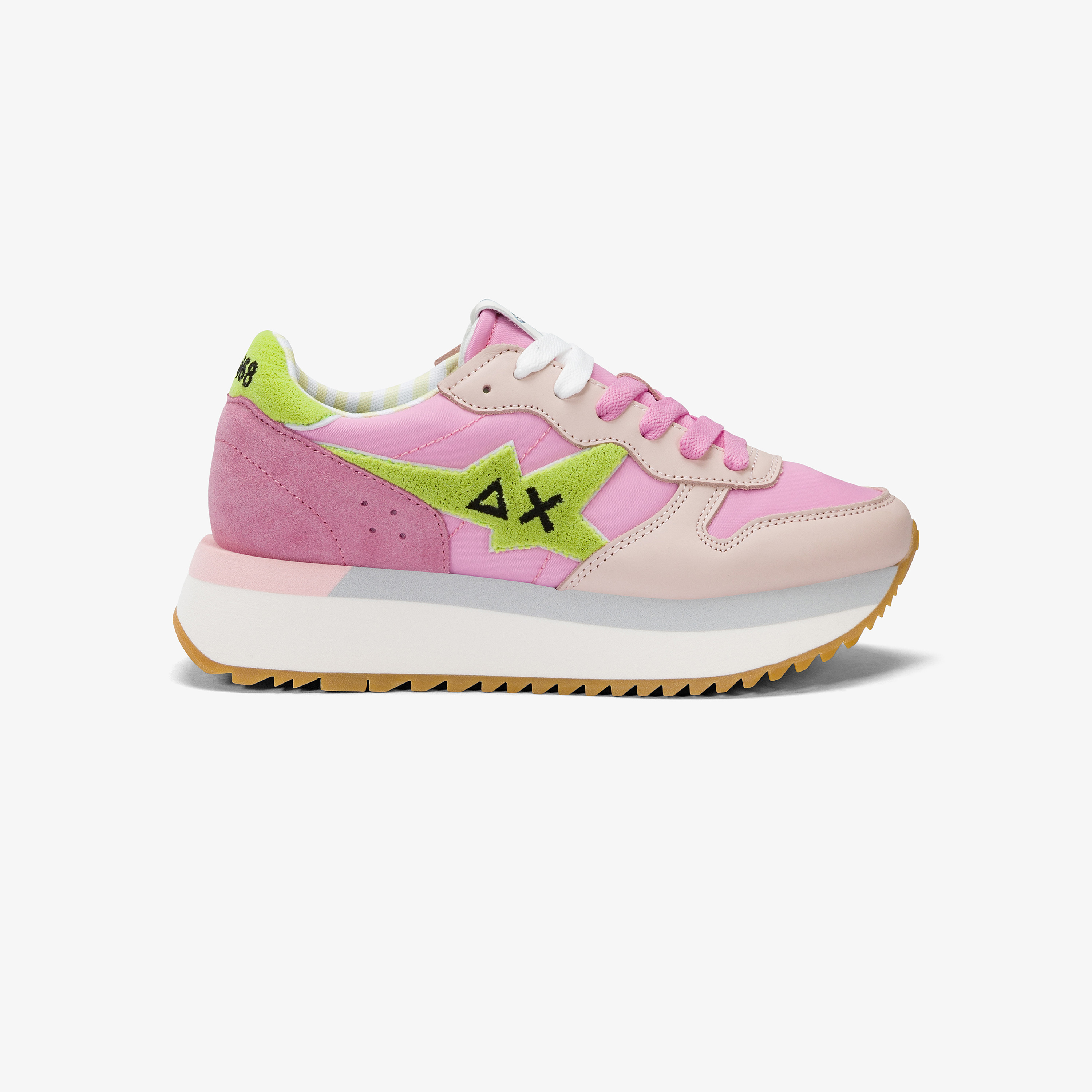 Stargirl Scarpe Colorate Donna Big Stargirl Sponge Pink Leather