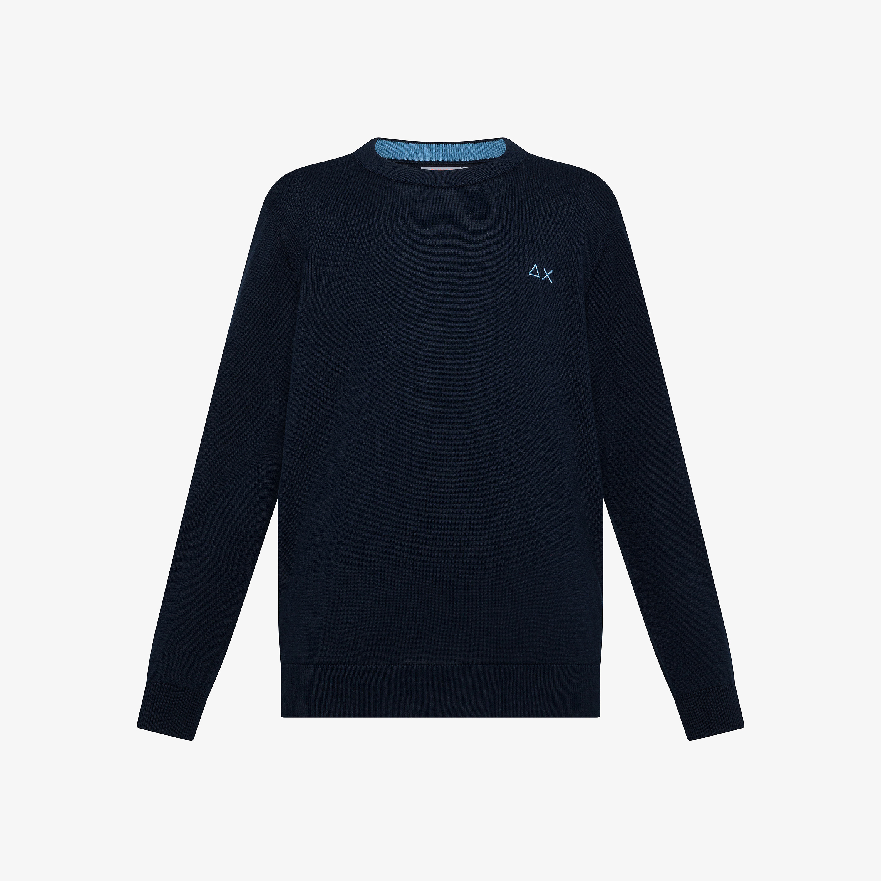 Maglia in cotone blu navy
