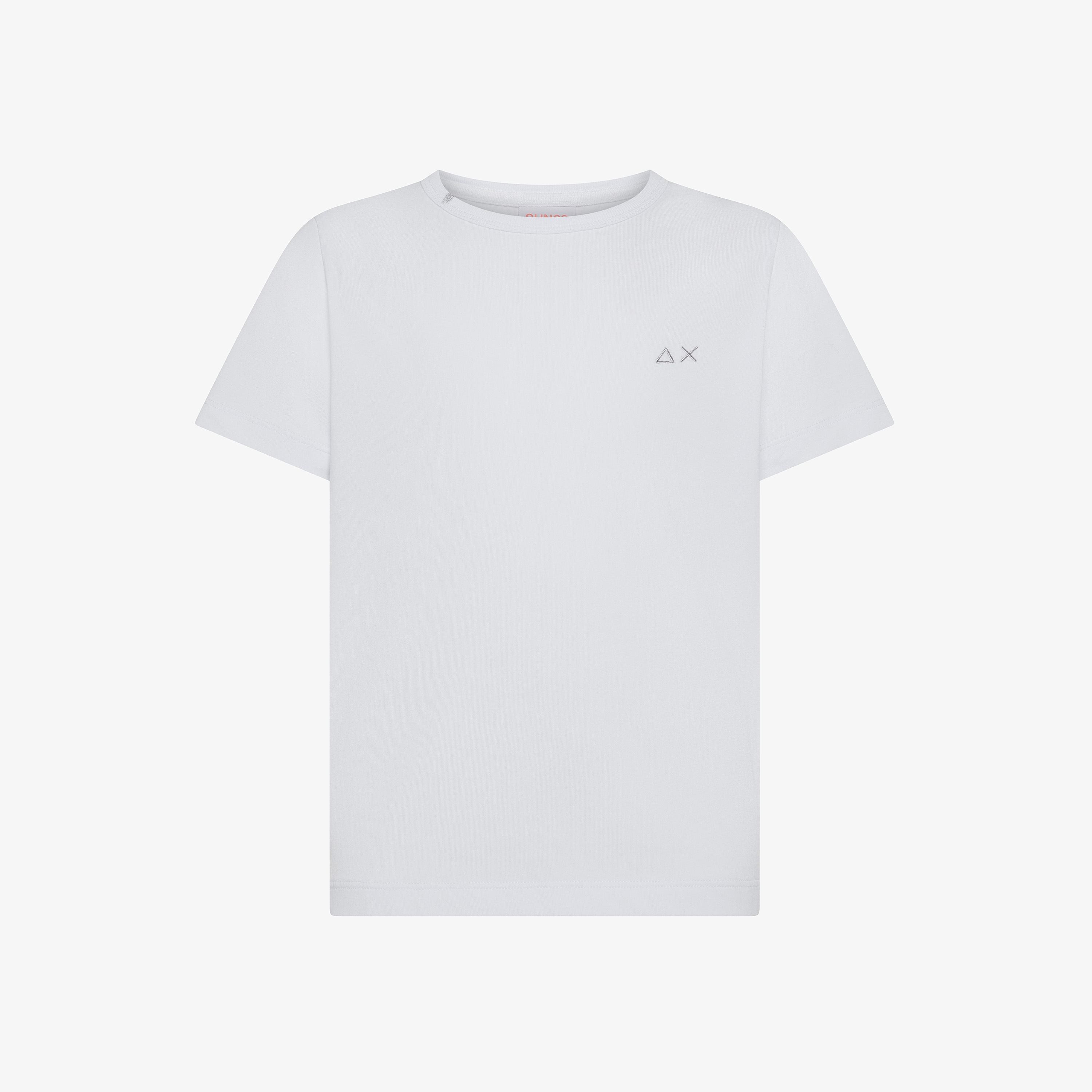T-shirt in jersey di cotone bianco