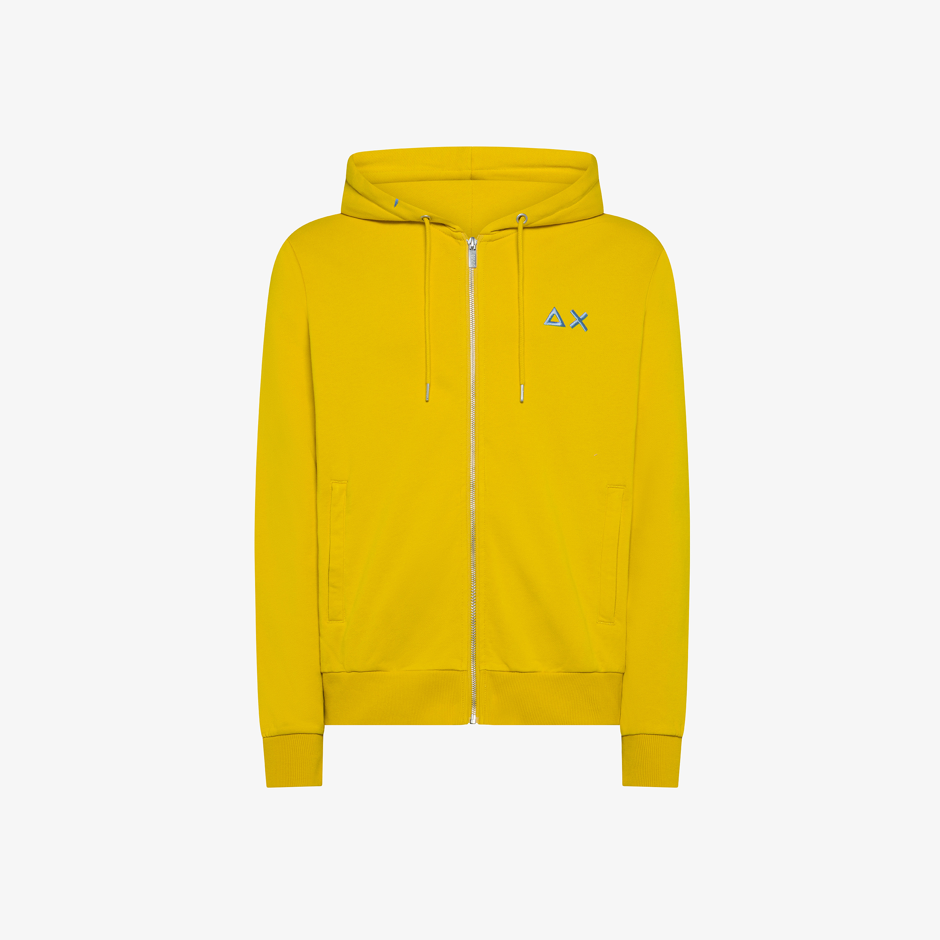 Yellow cotton hoodie