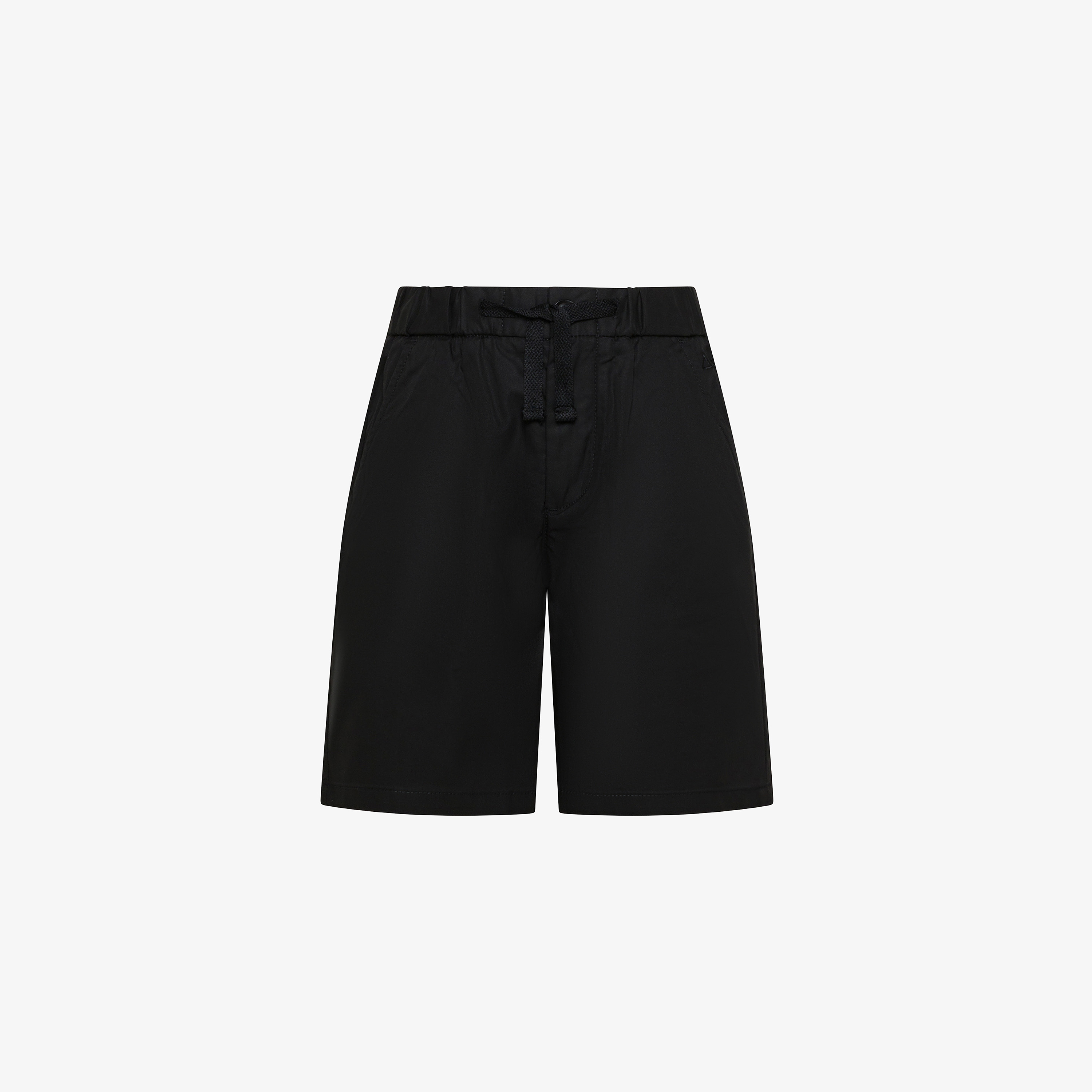 Bermuda in misto cotone nero