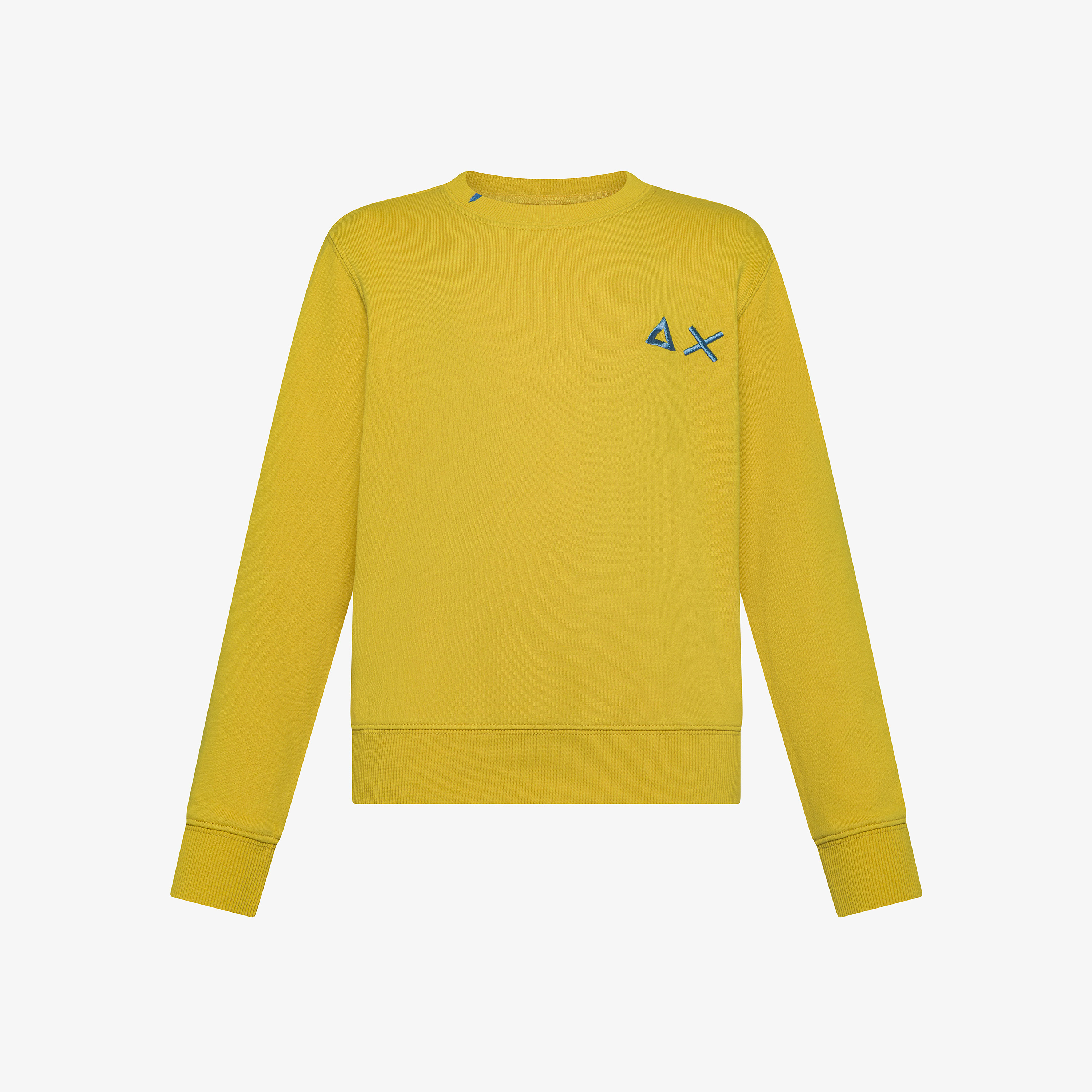 Yellow cotton sweatshirt