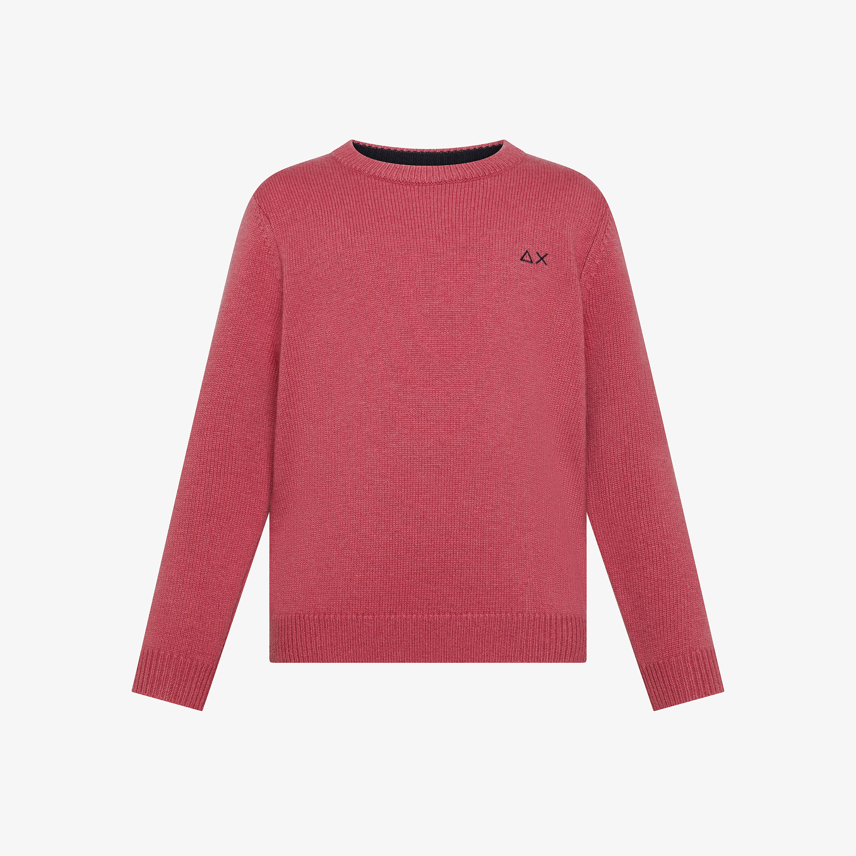 Coral wool and cashmere jumper