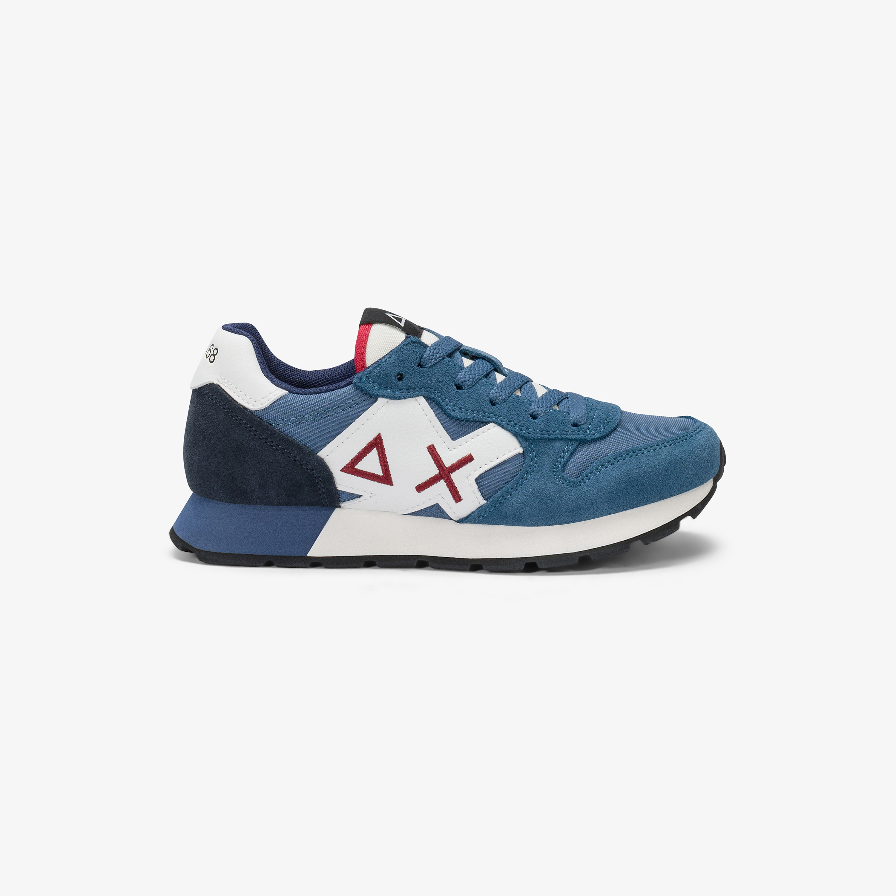Sneaker Teen Boy's Jaki 2.0 Solid in suede e nylon avio scuro