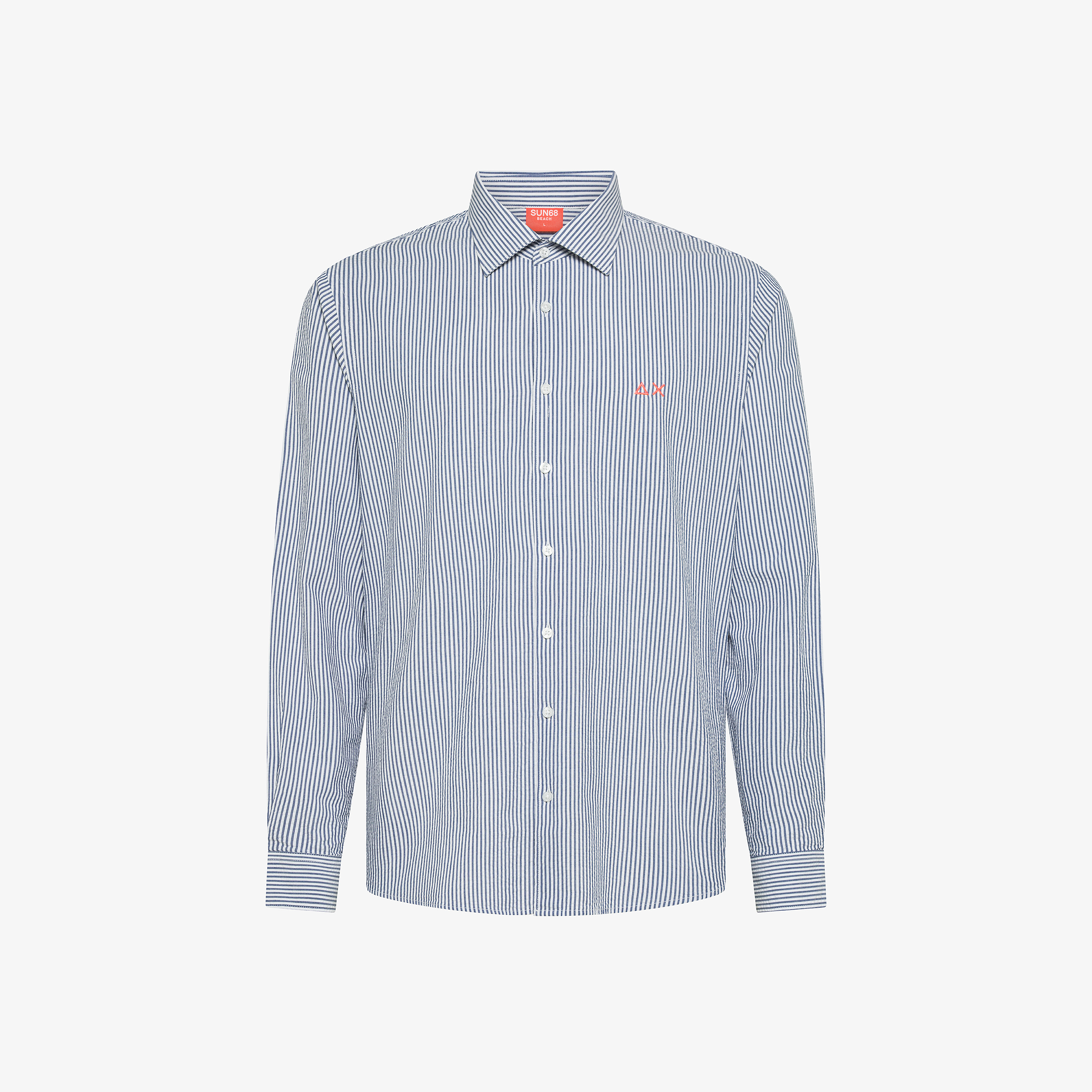 Shirt fancy stripe beach l/s