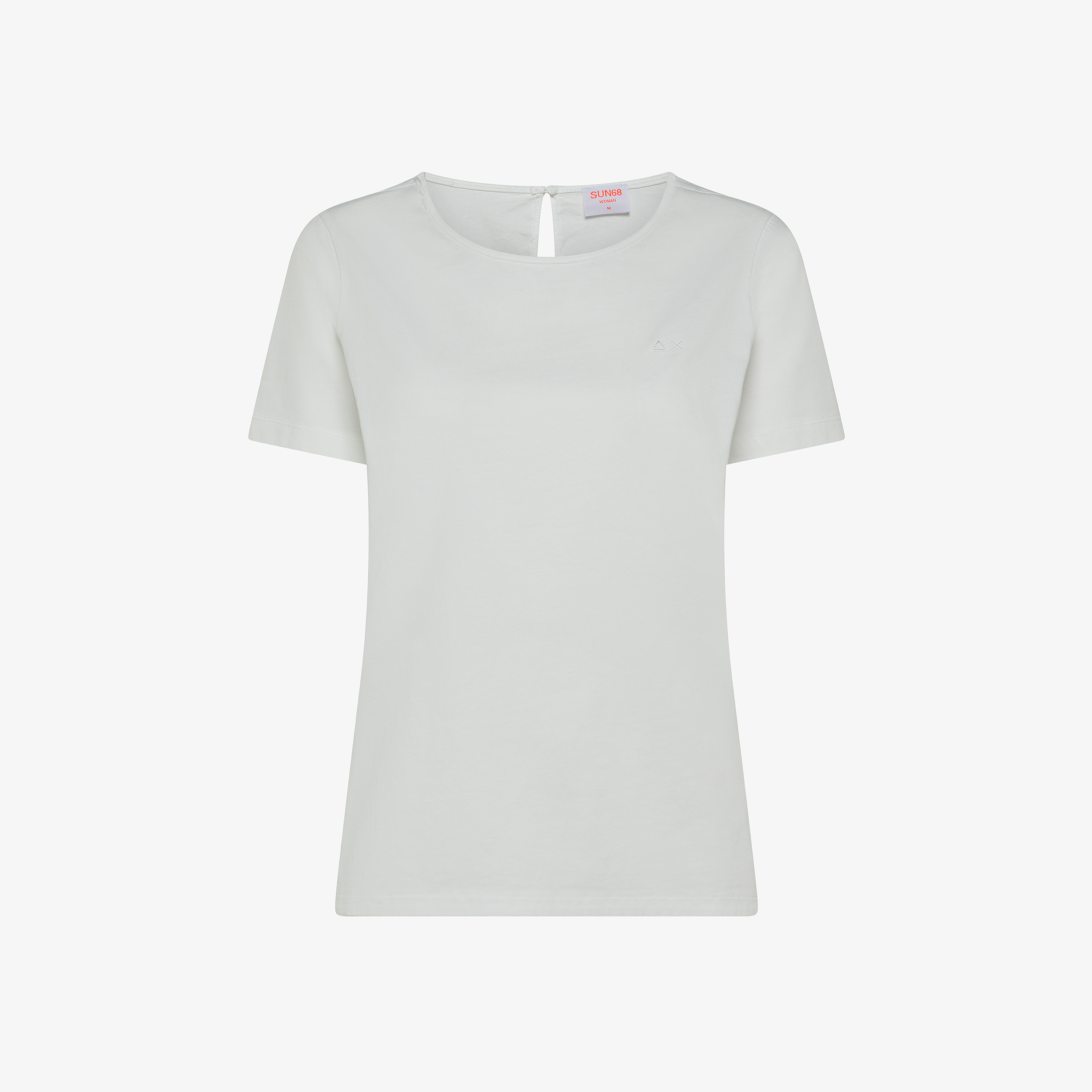 Off white cotton T-shirt