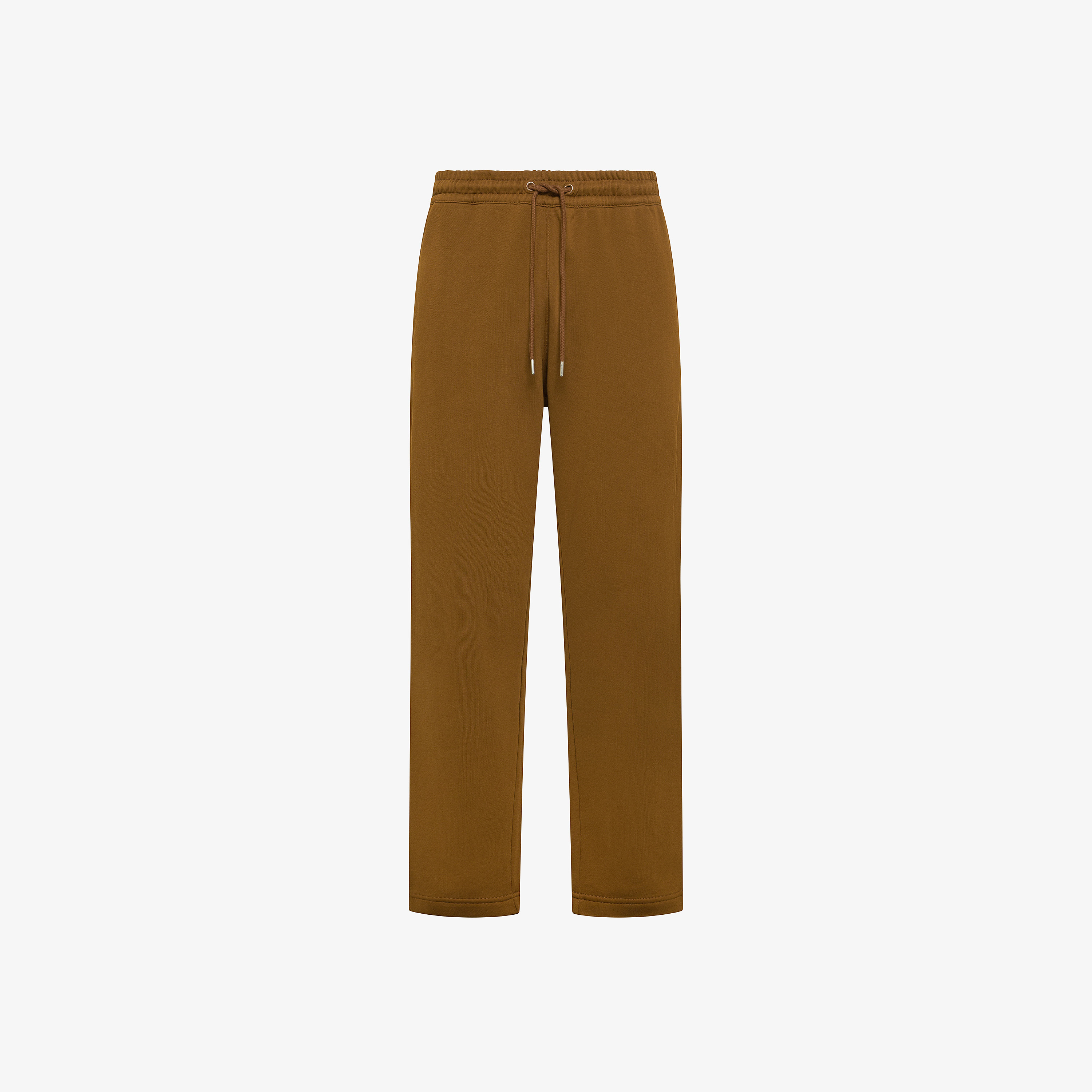 Pantaloni straight in felpa volpe