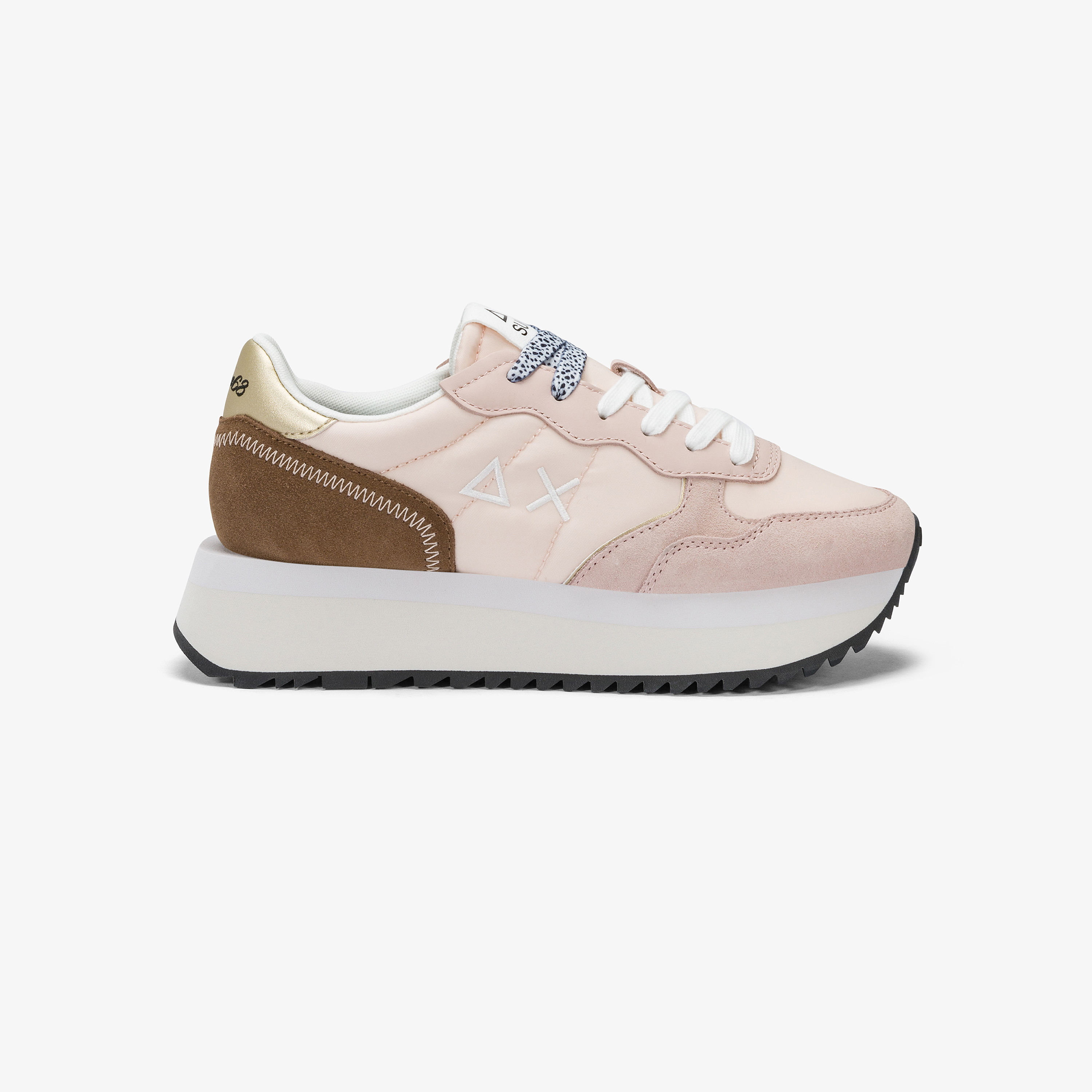 Big Ally porcelain suede and nylon sneaker