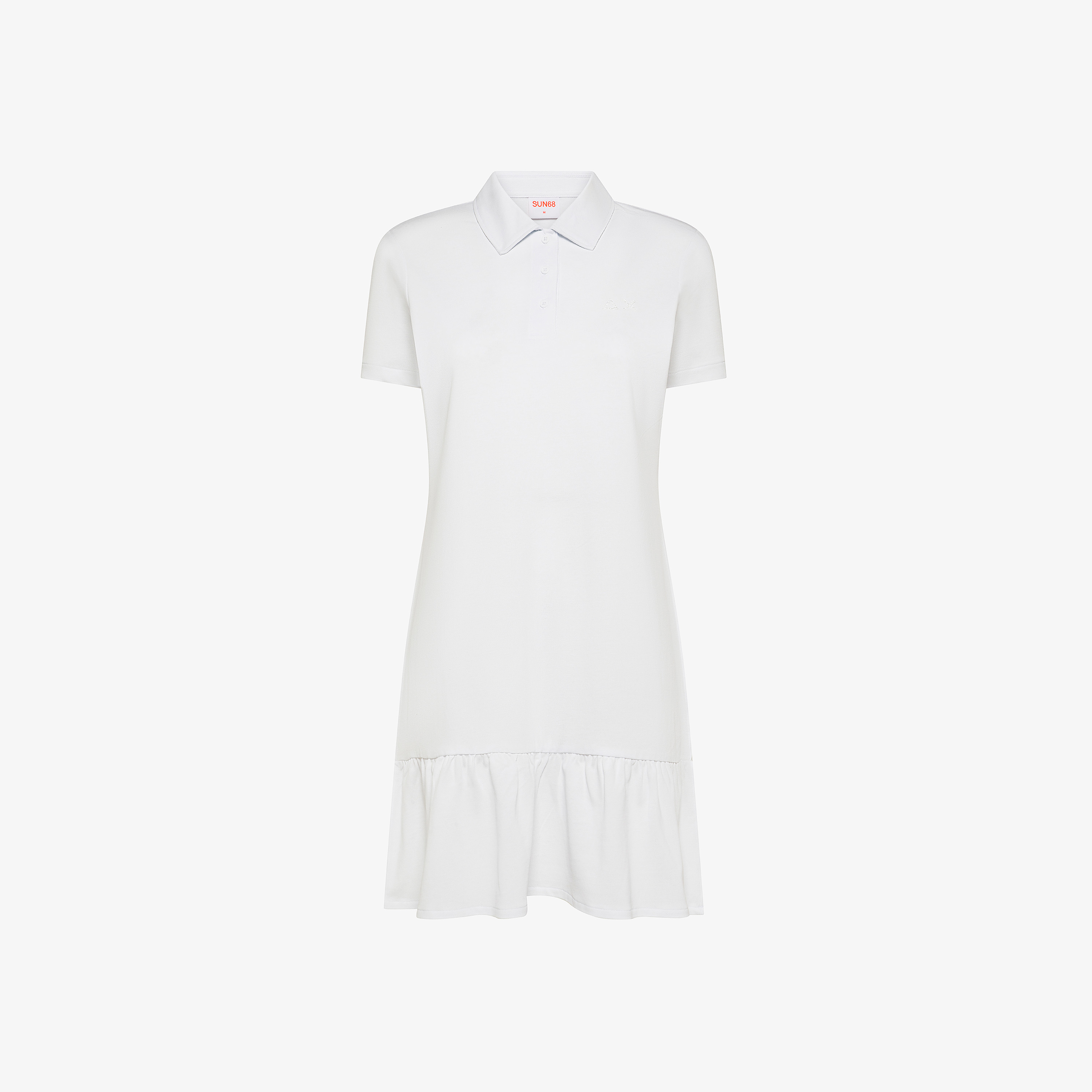 Polo dress rouches s/s