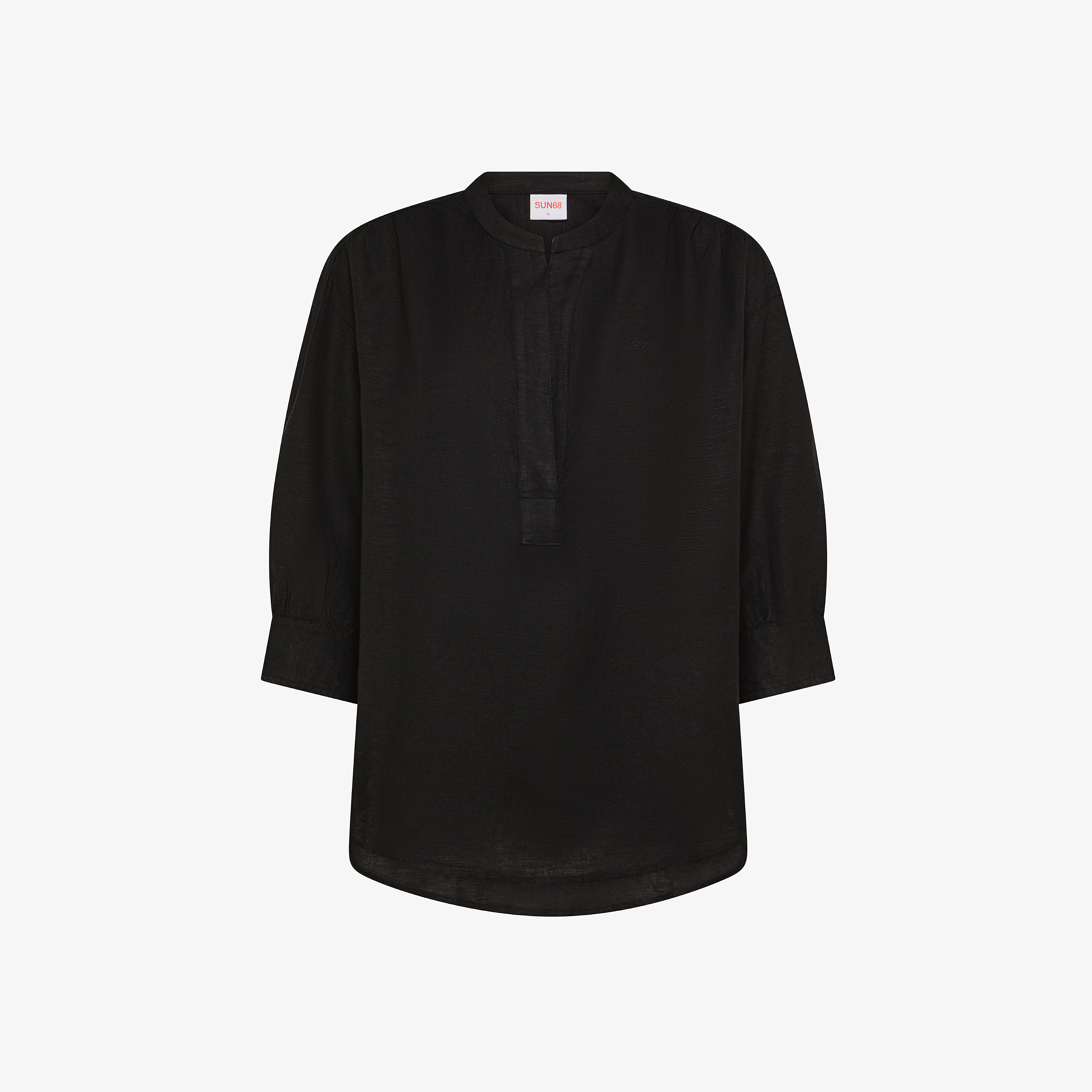 Henley shirt linen s/s