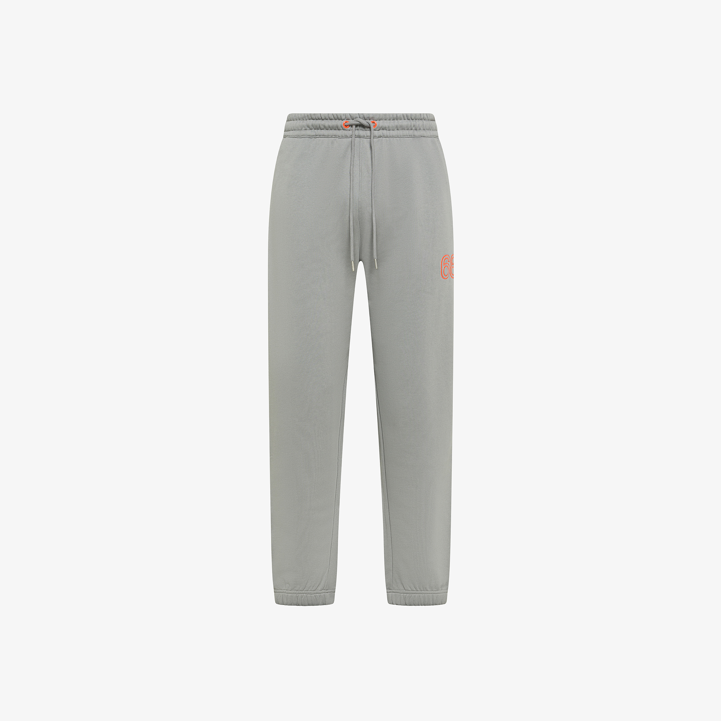 Pantaloni con logo fluo grigio medio