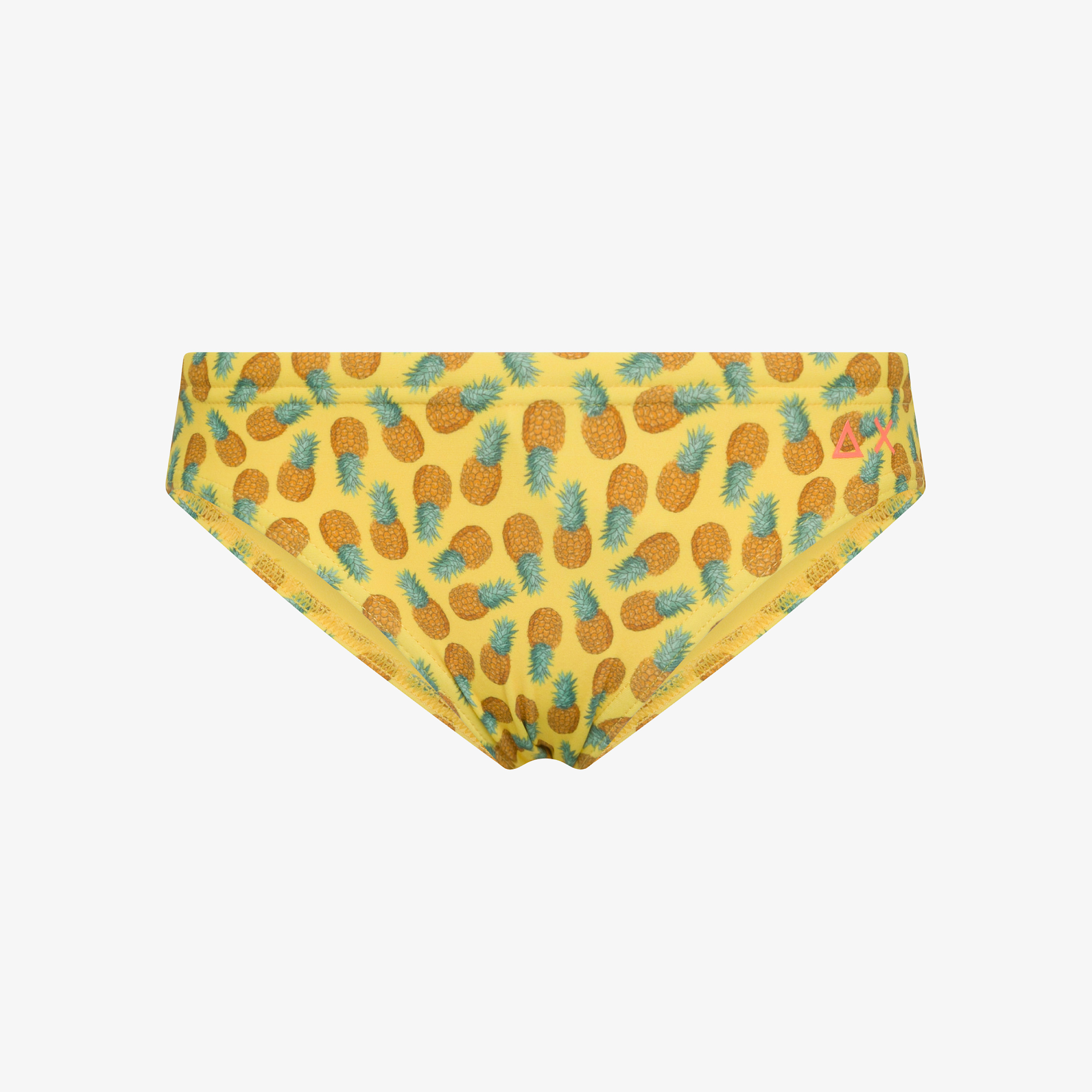 Slip mare con stampa giallo e arancio