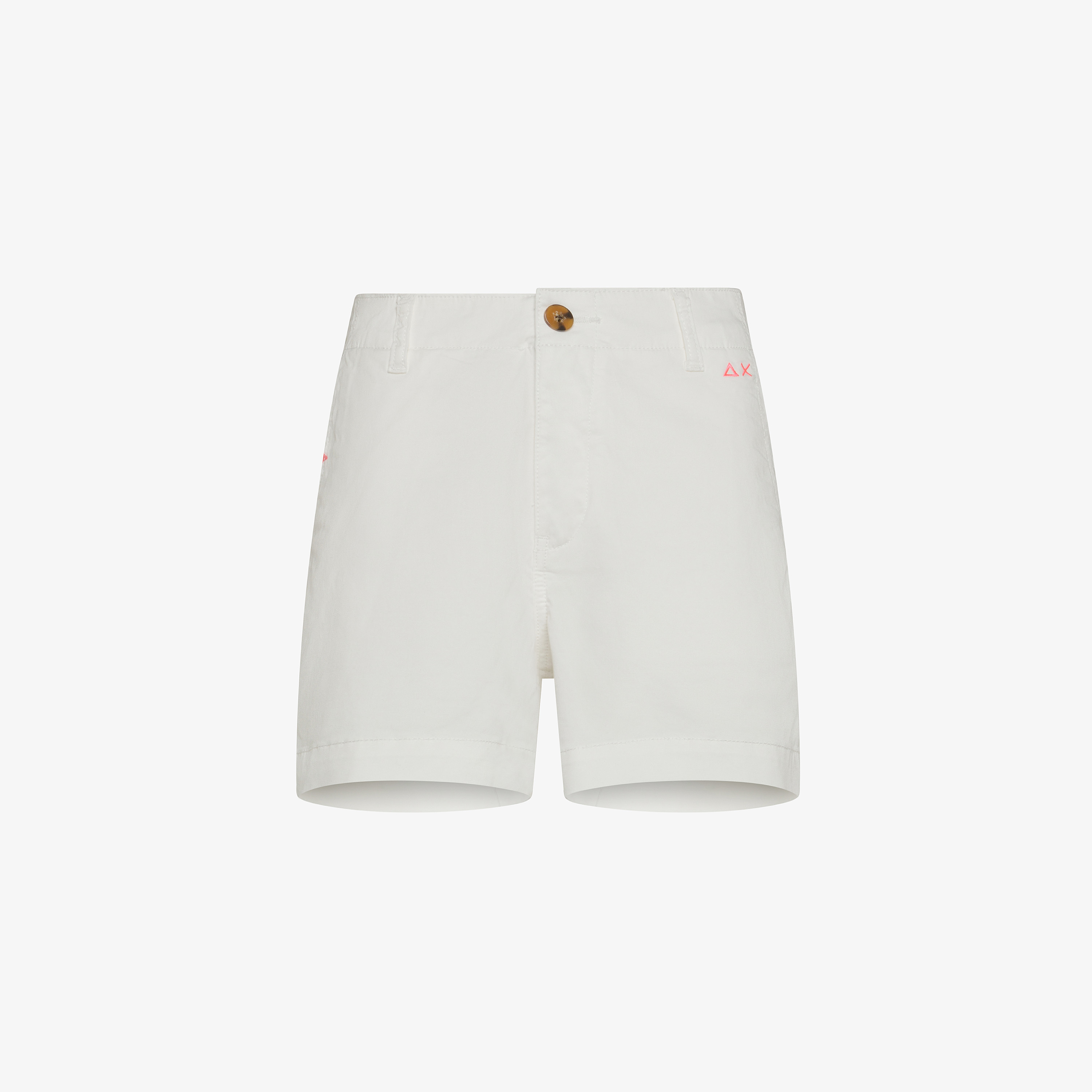 Off white cotton shorts