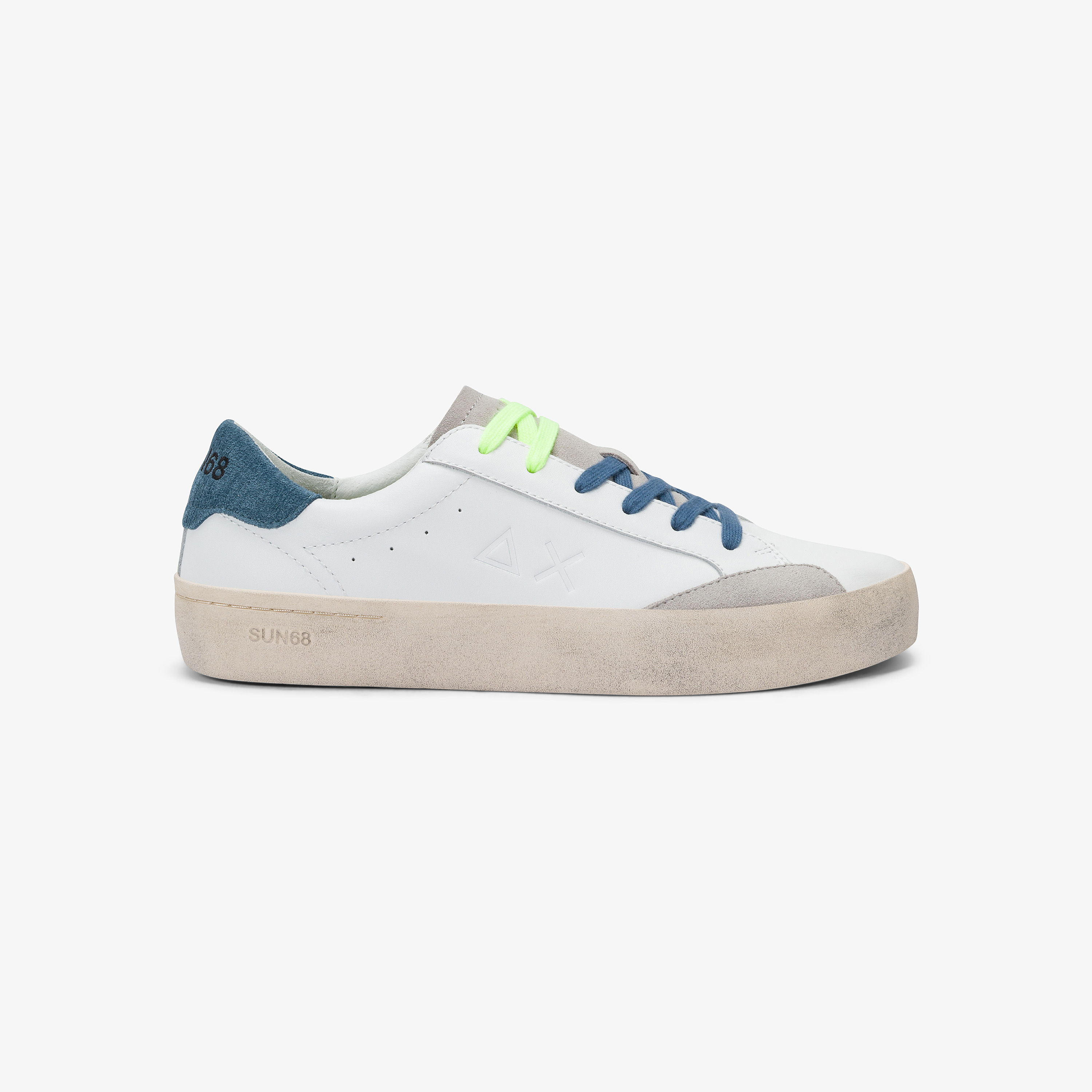 Sneaker Street Leather in pelle avio scuro