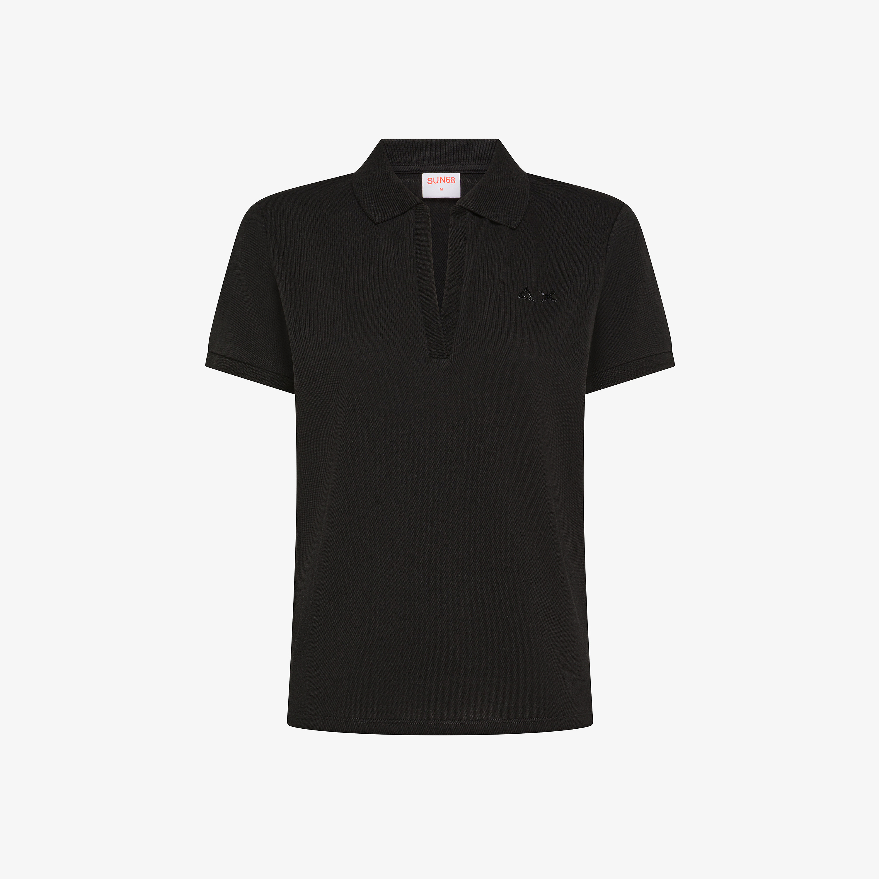 Polo solid no button s/s