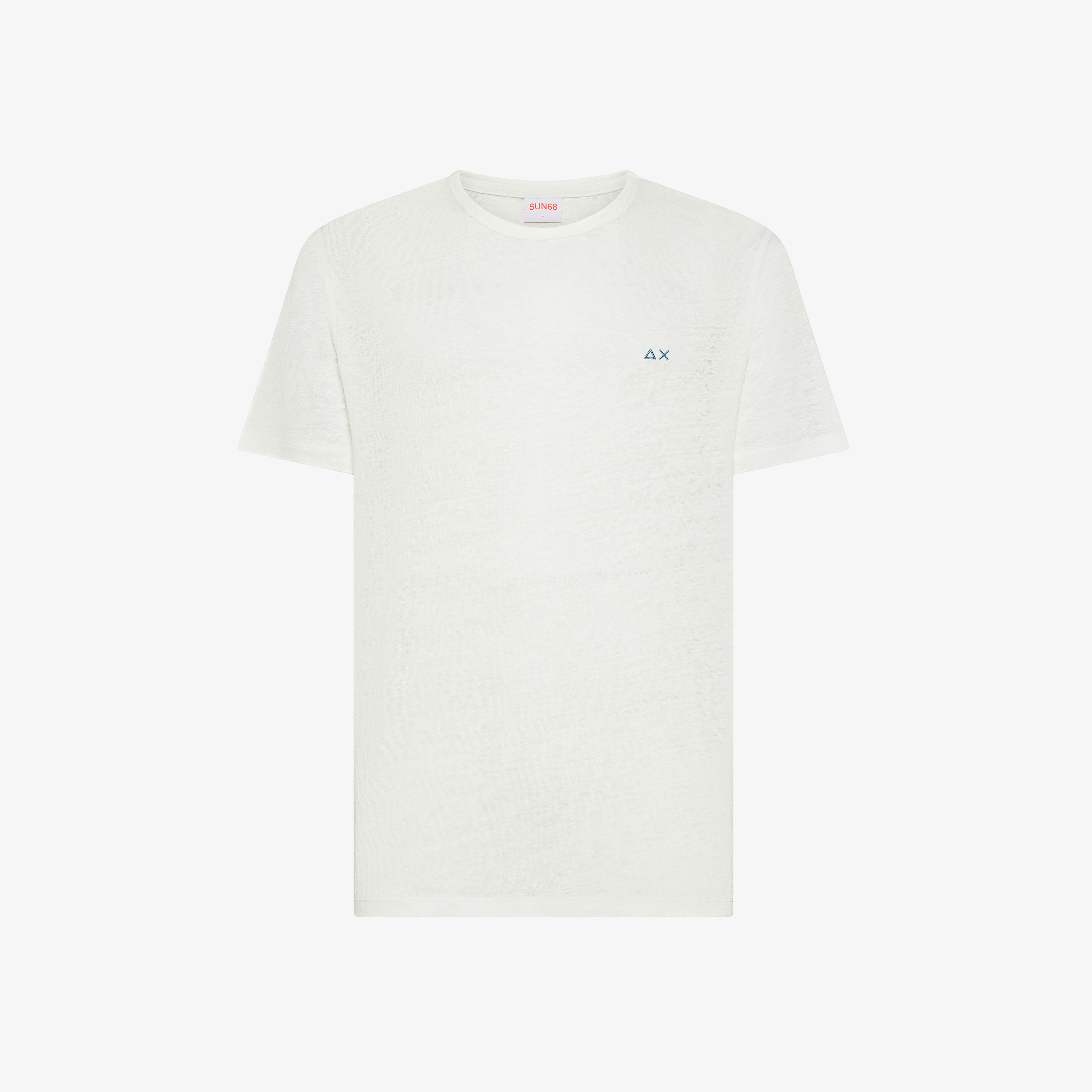 Off white linen jersey T-shirt