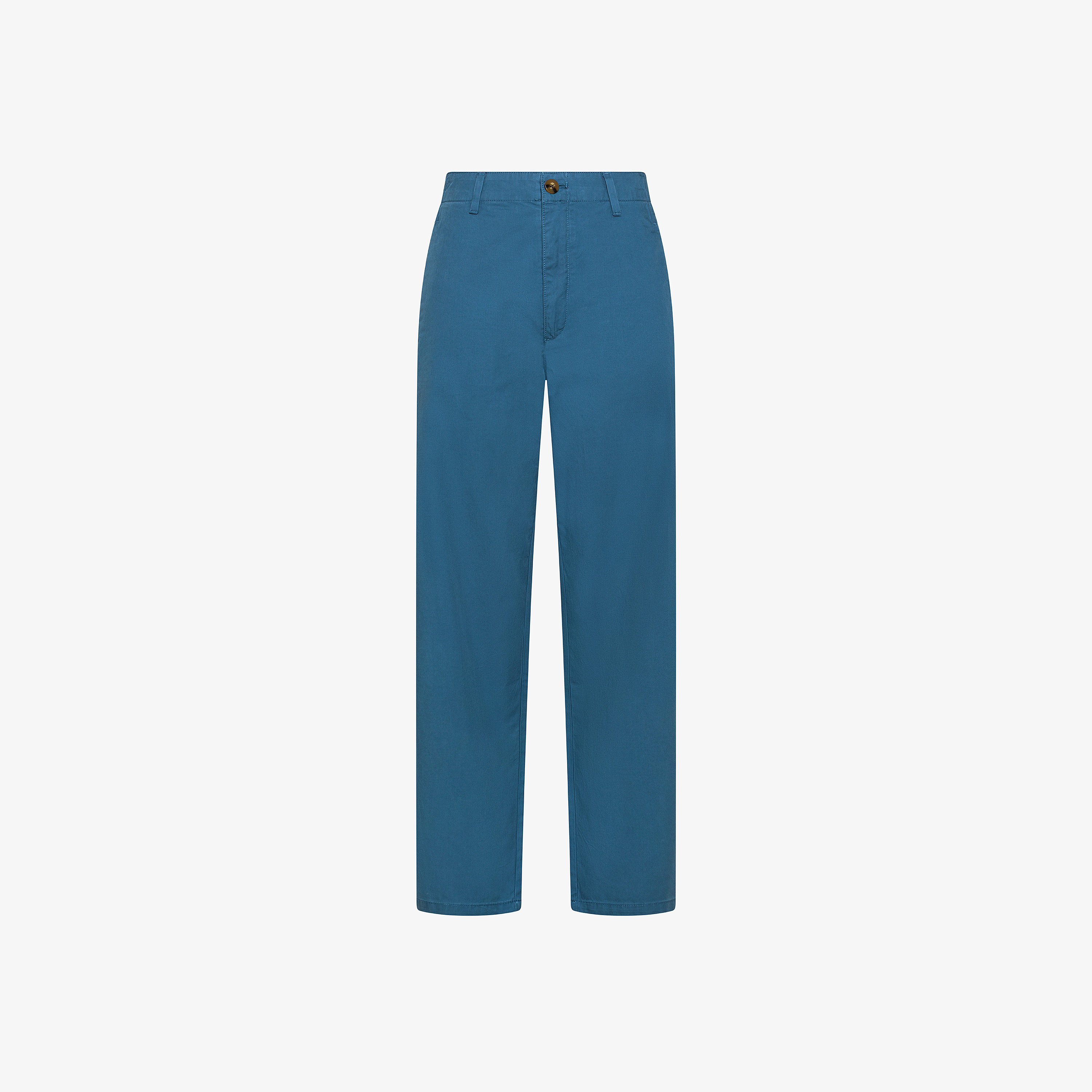 Dark avio cotton trousers