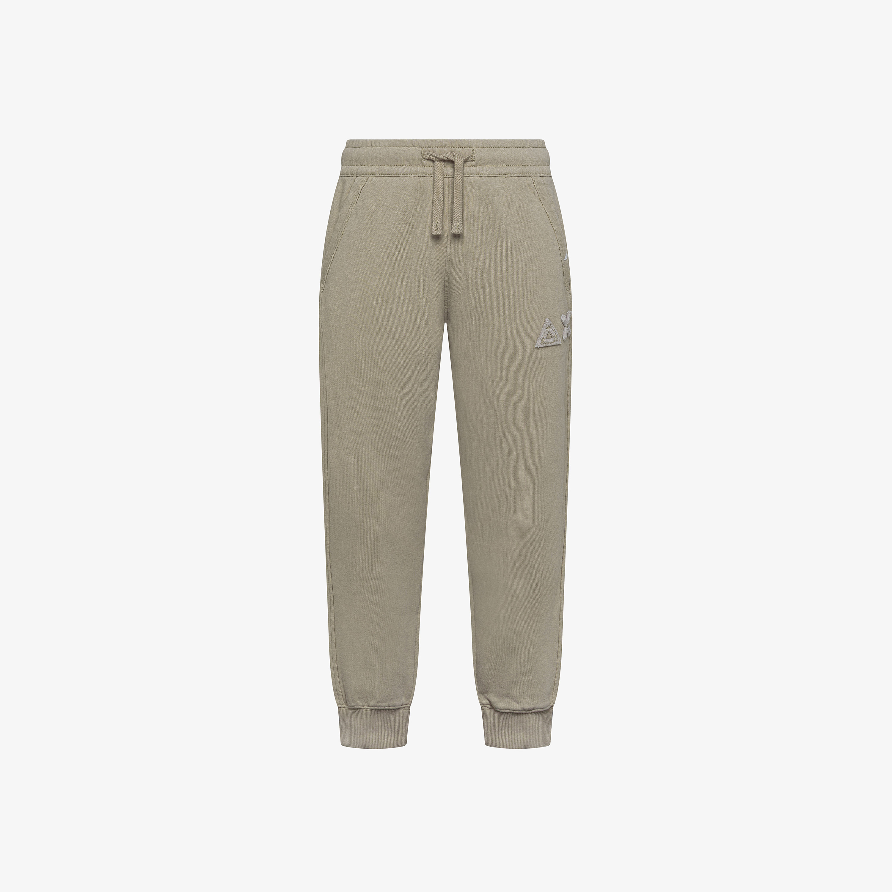 Pantaloni in felpa di cotone stone