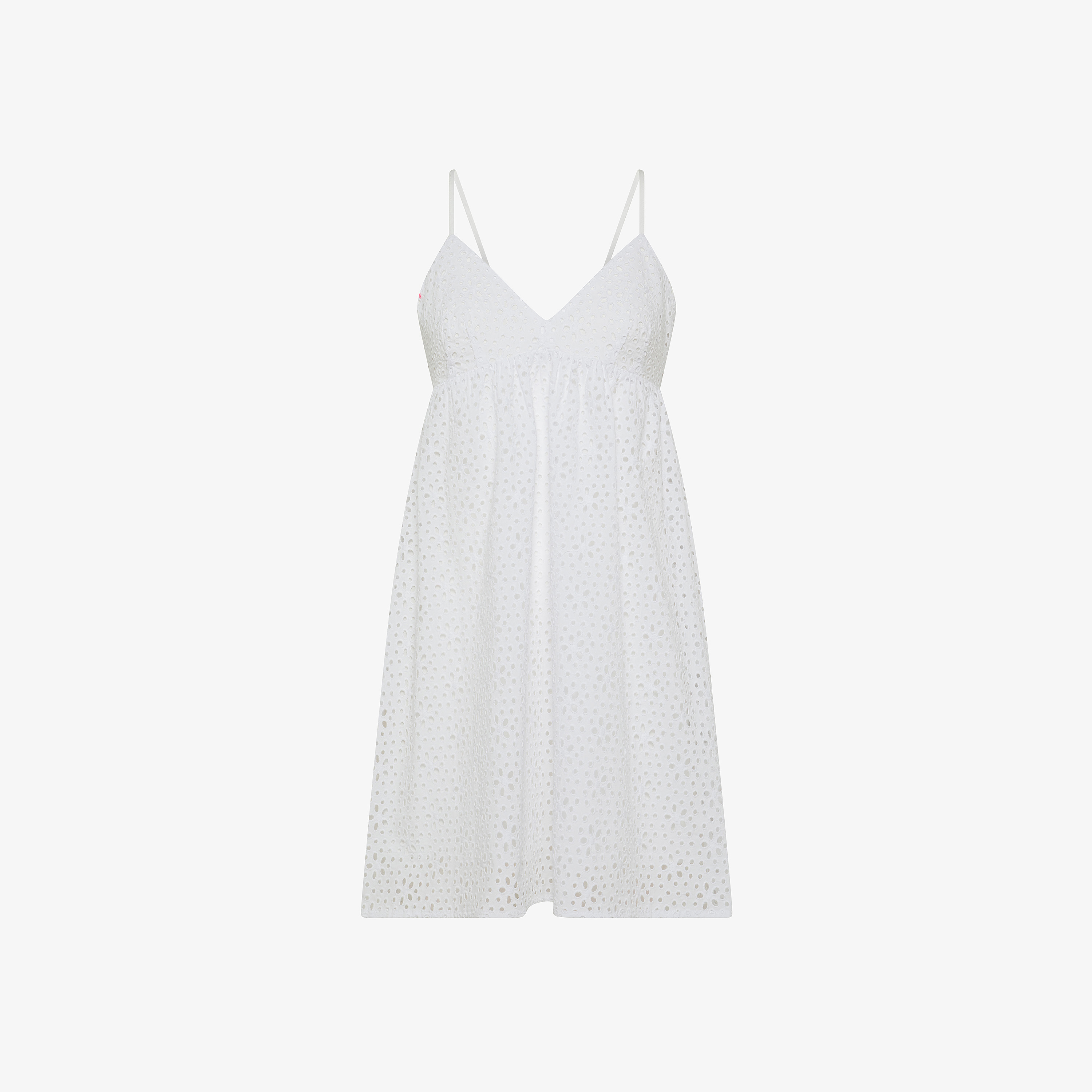 Abito in cotone Sangallo bianco