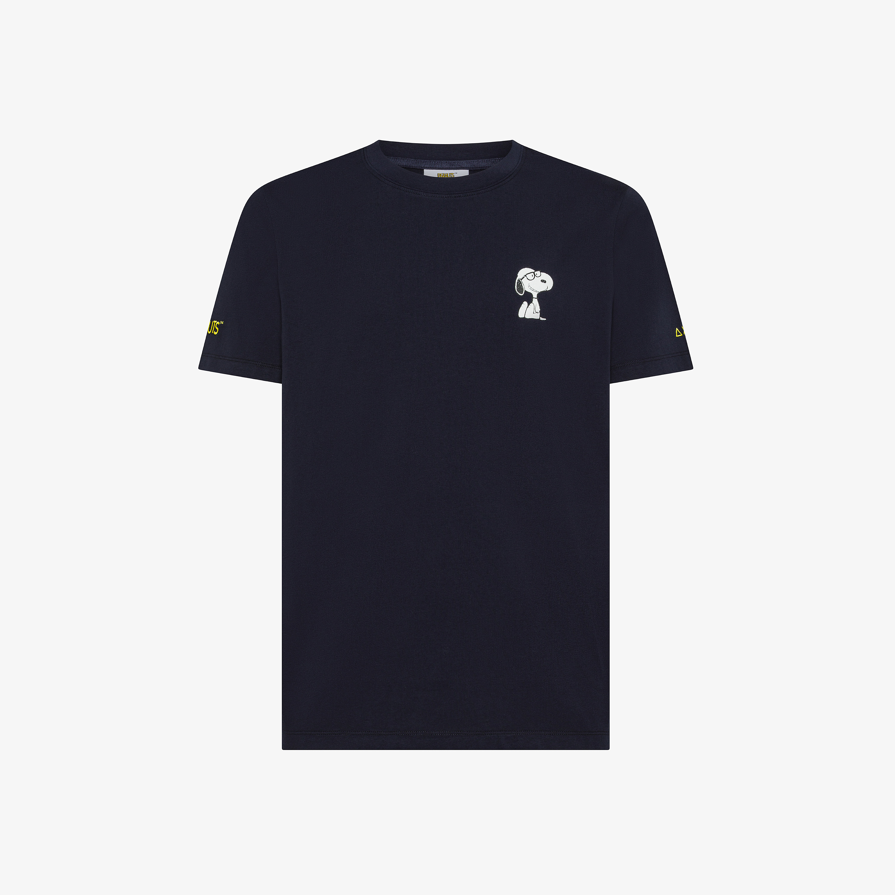 T-shirt girocollo Peanuts in cotone navy blue