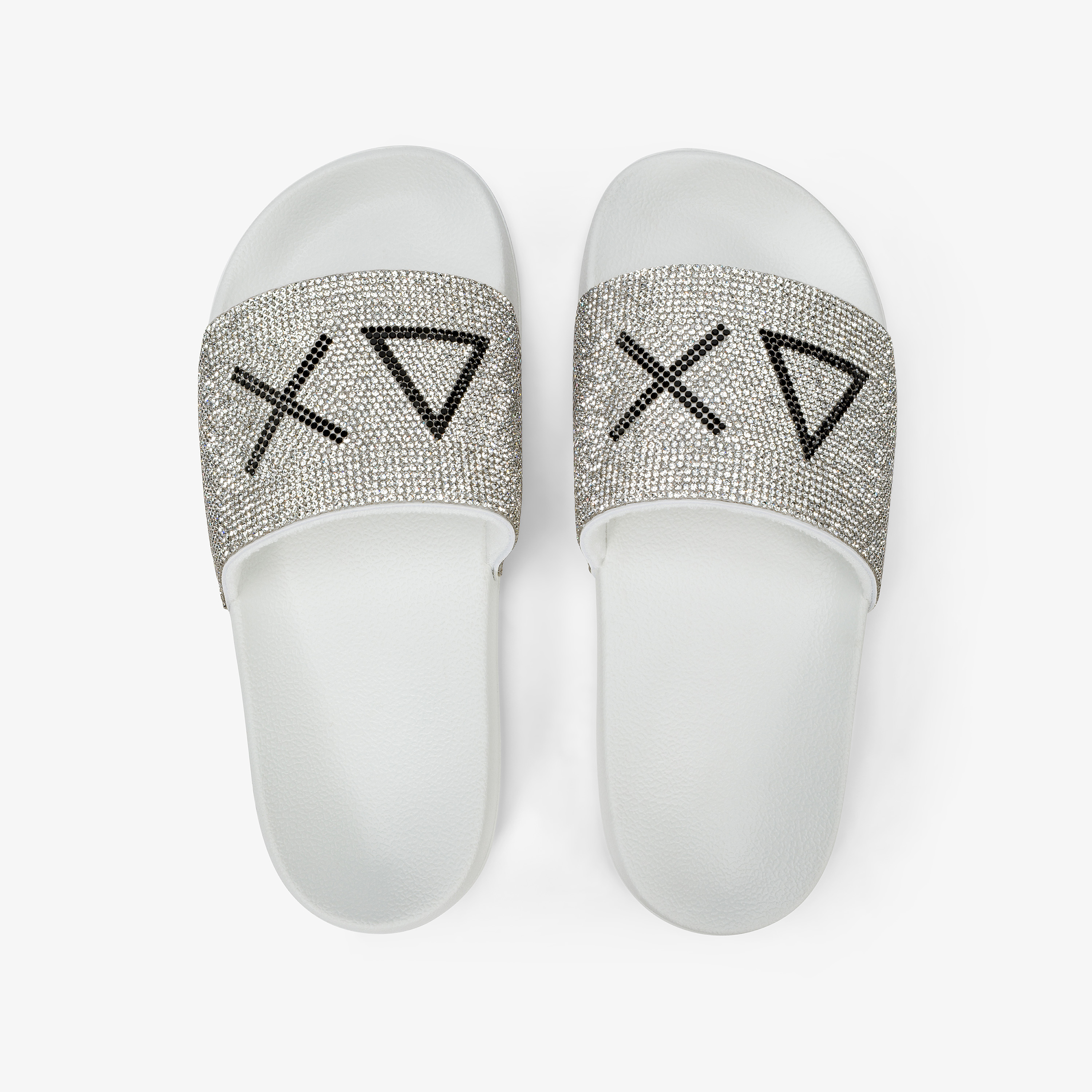 Slippers strass logo