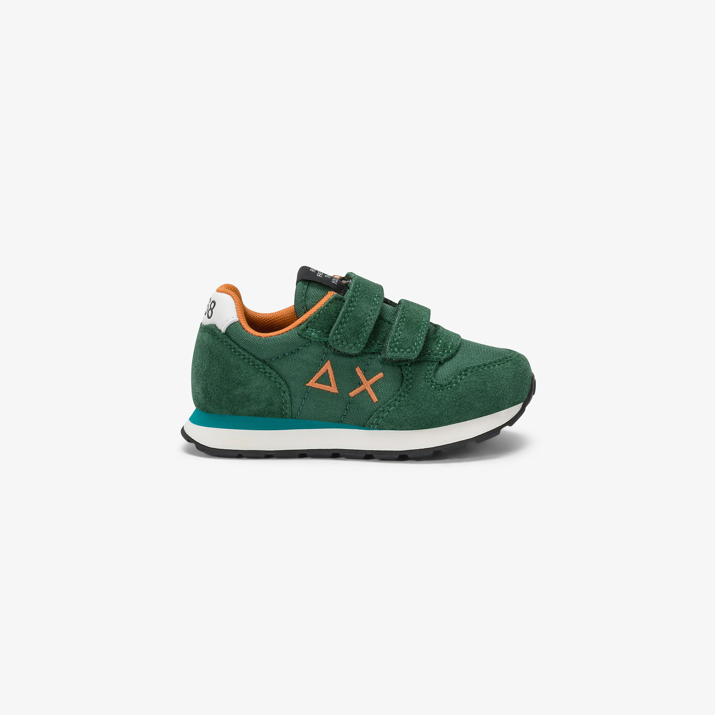 Dark green Baby Boys’ Tom Solid nylon and suede sneaker
