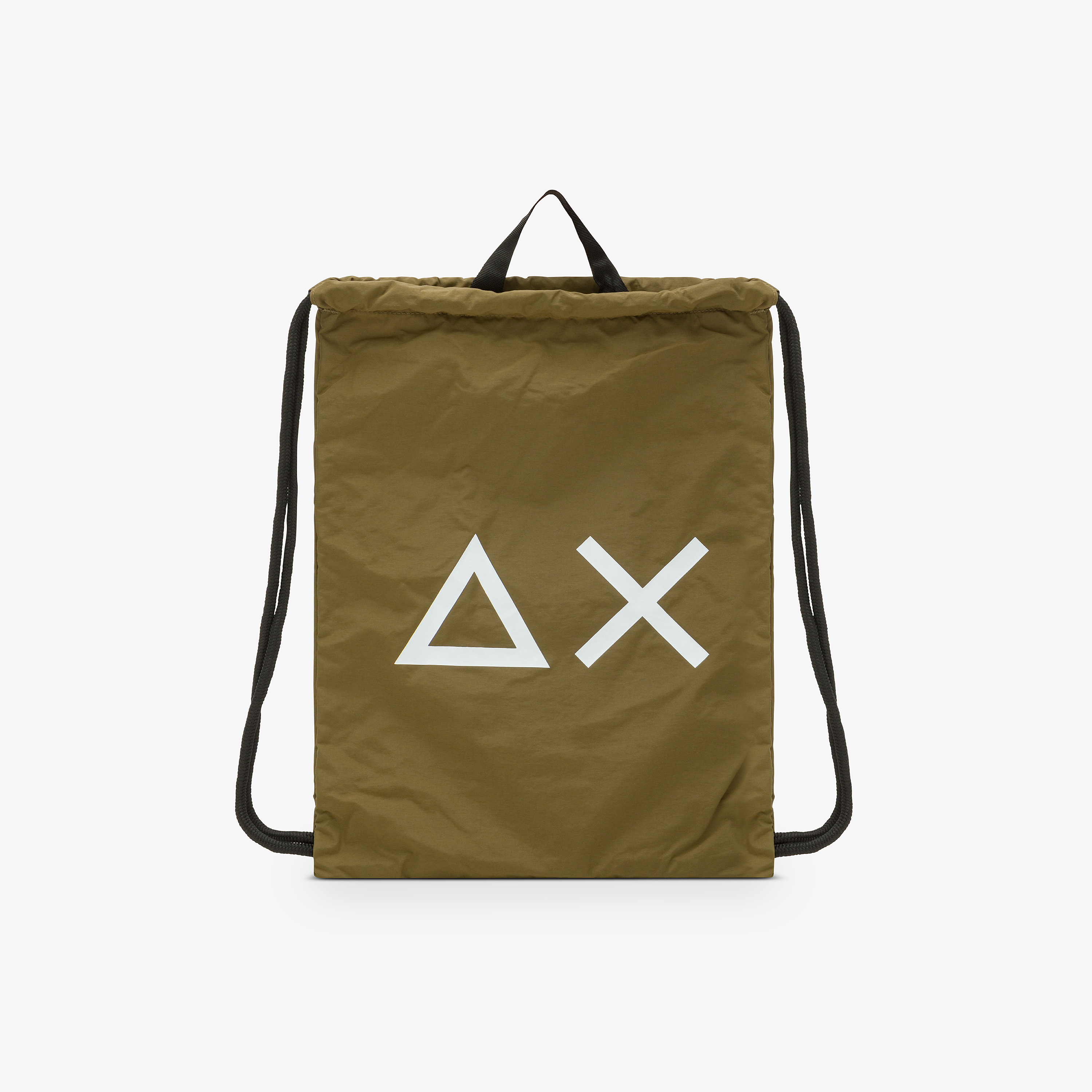 Dark green nylon bag