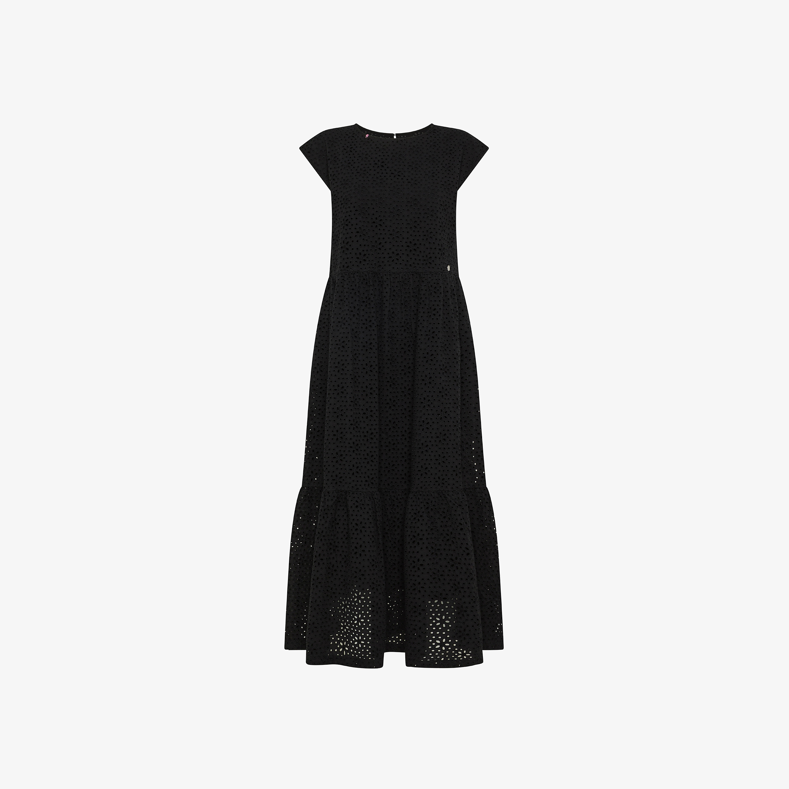 Abito in cotone Sangallo nero