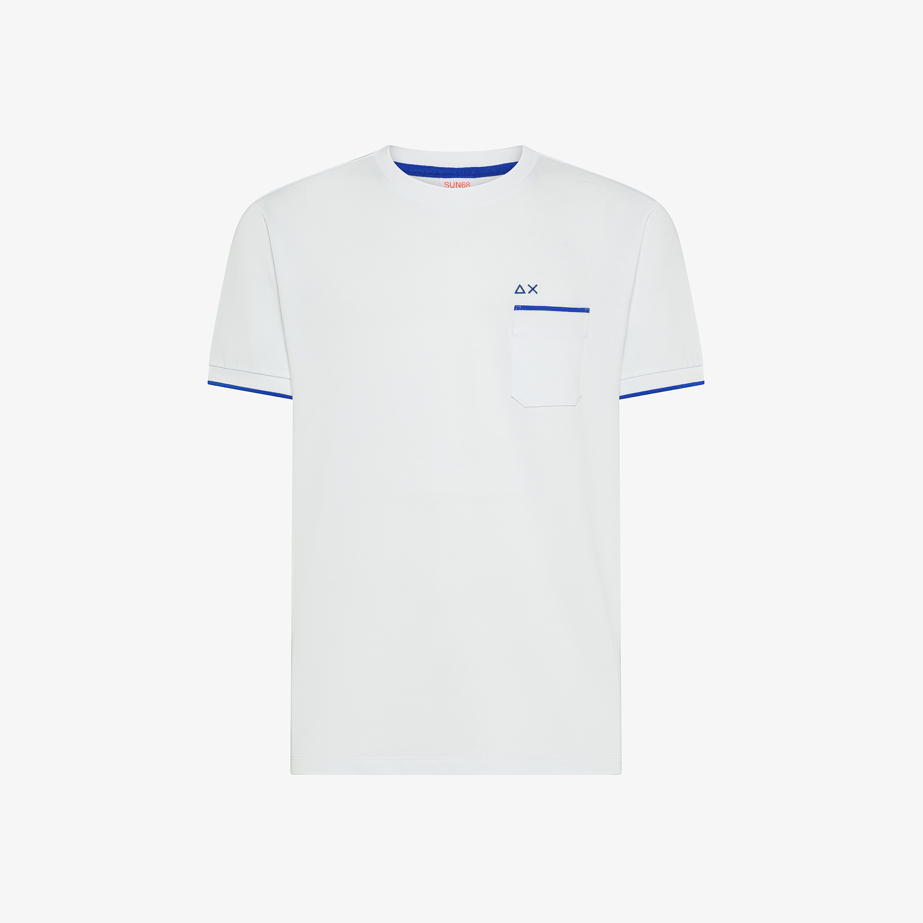 T-shirt piquet small stripe fluo s/s