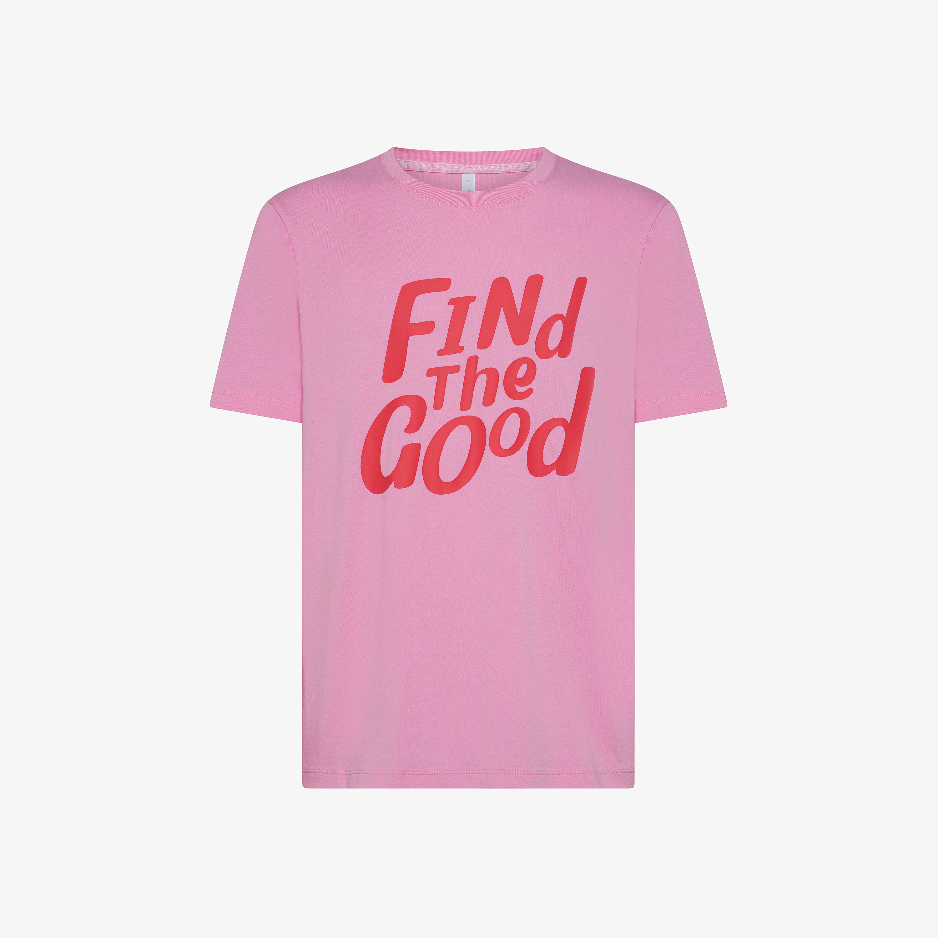 Geranium T-shirt whit printed lettering