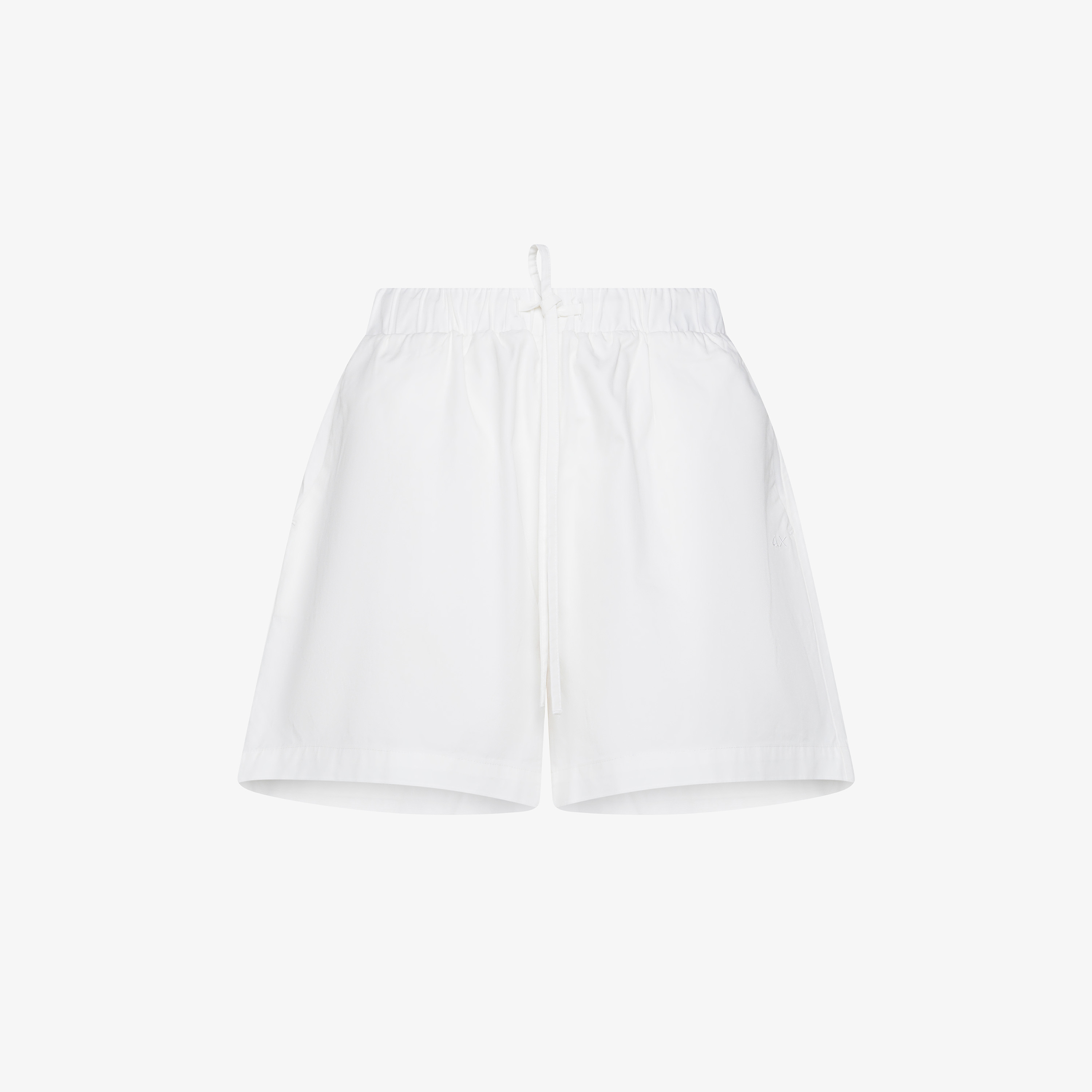 Off white cotton shorts