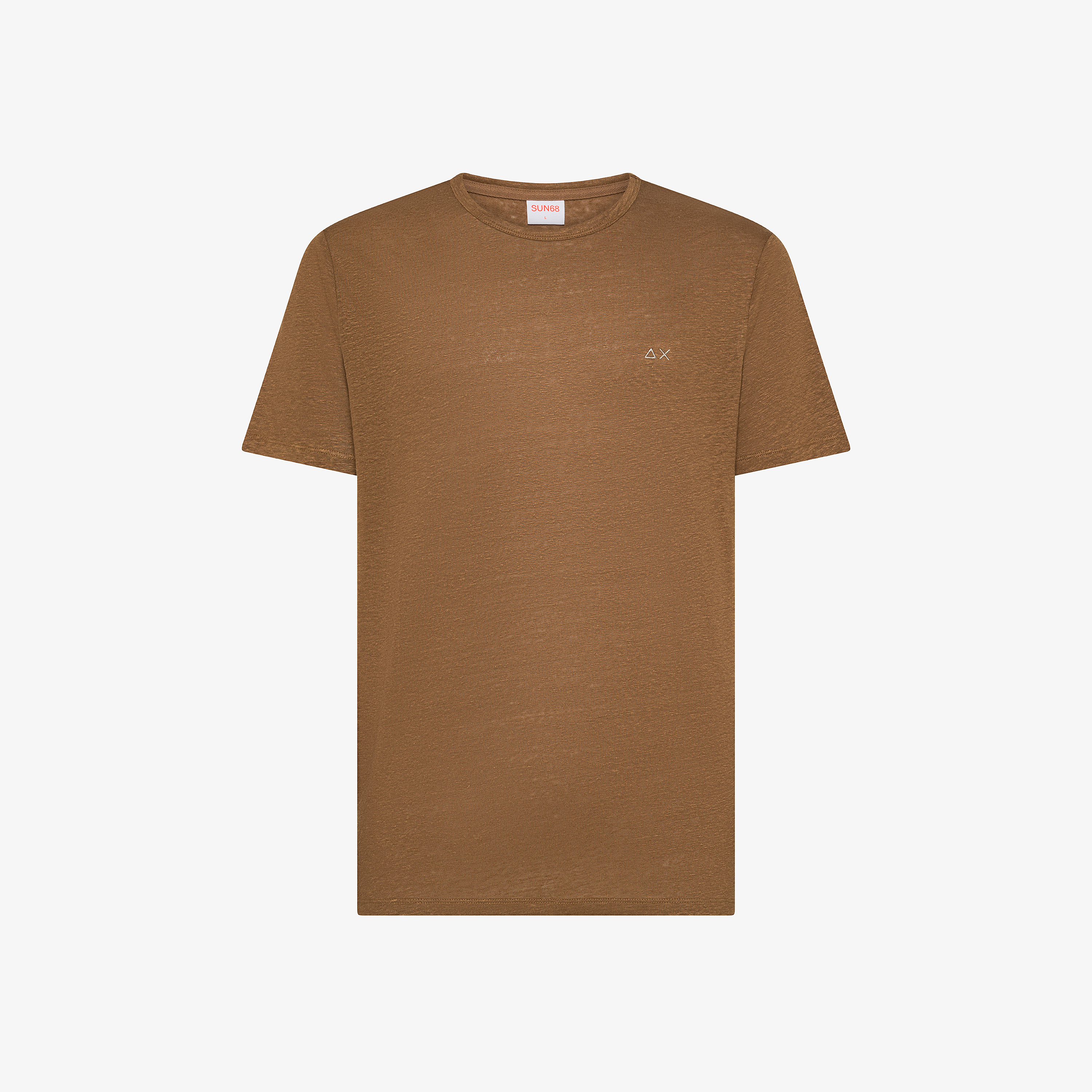 Fox brown linen jersey T-shirt