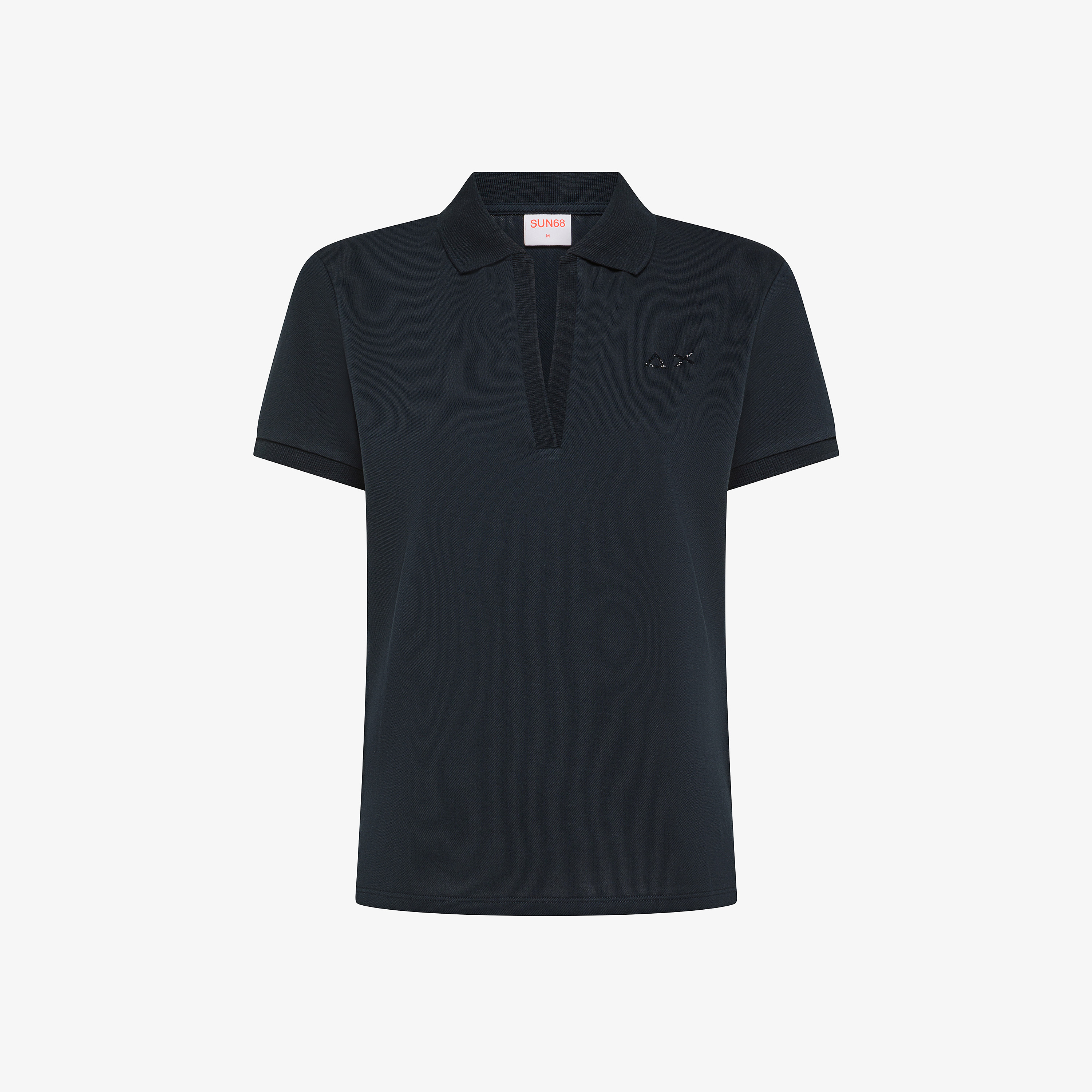 Polo solid no button s/s