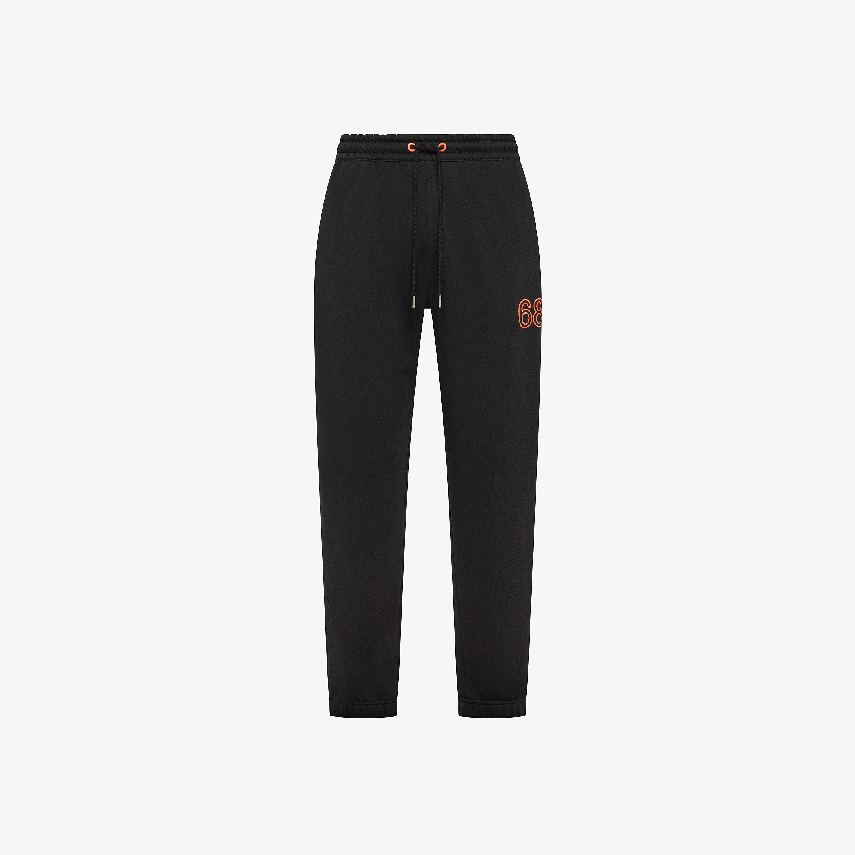 Pantaloni con logo fluo nero