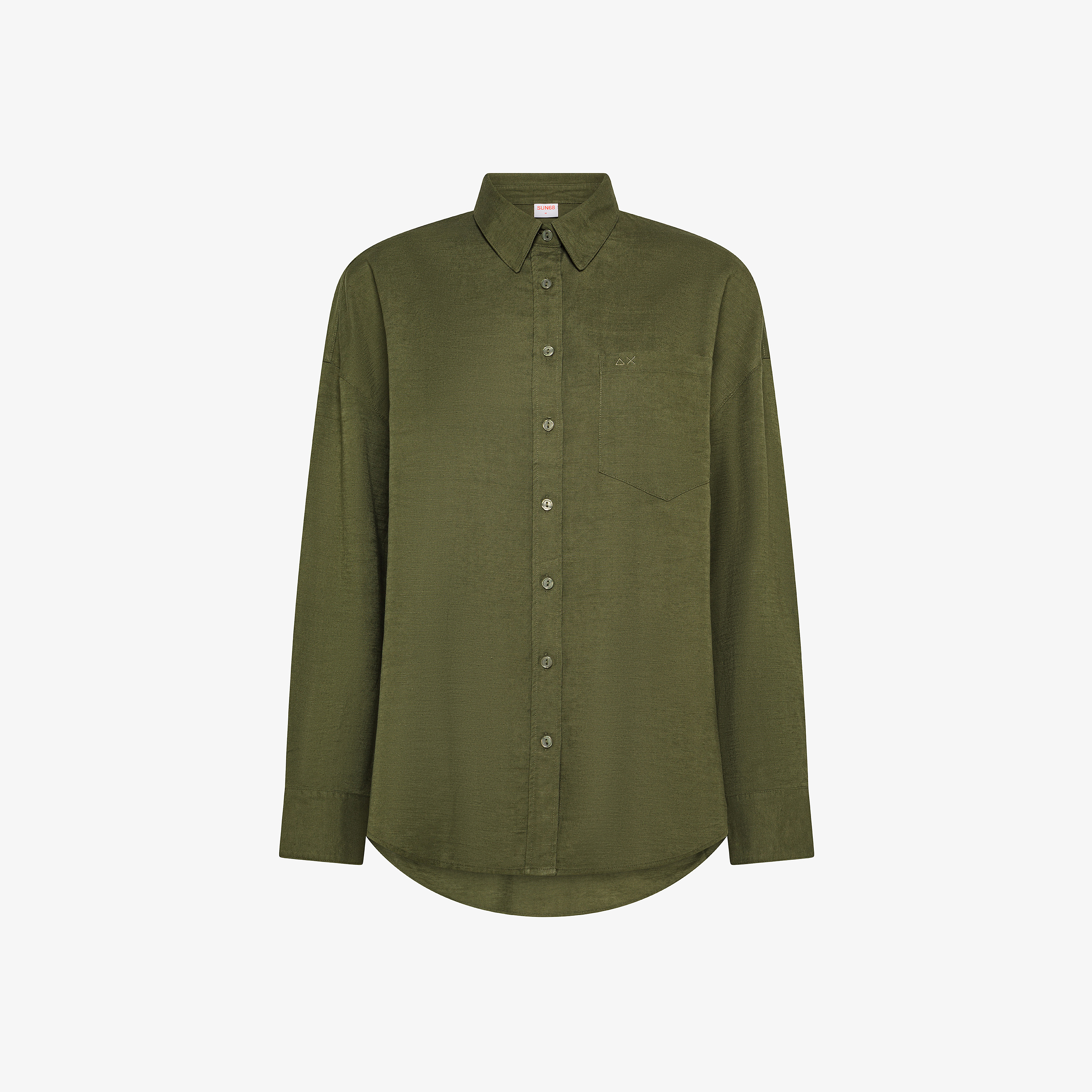 Shirt oversize linen l/s