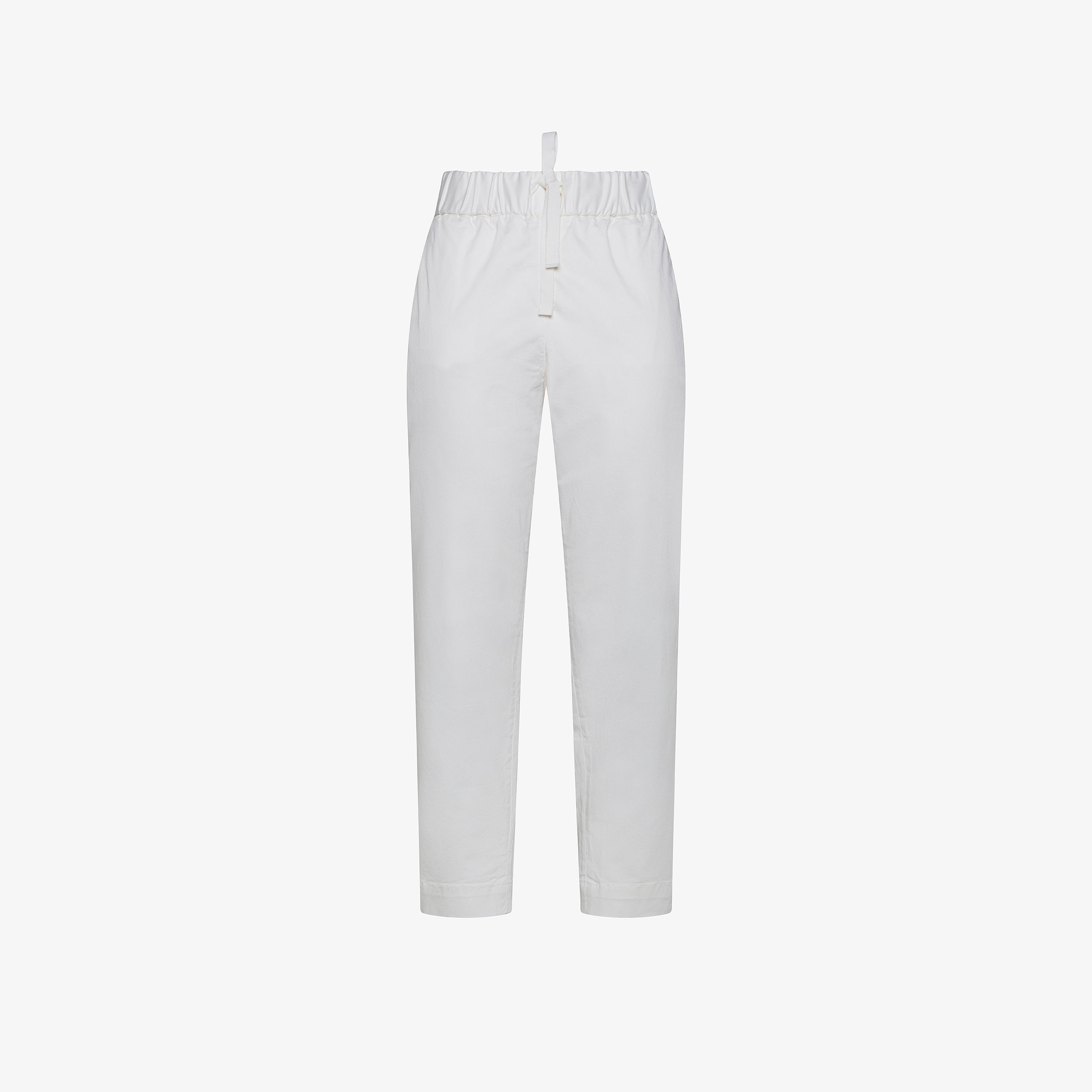 Off white cotton trousers