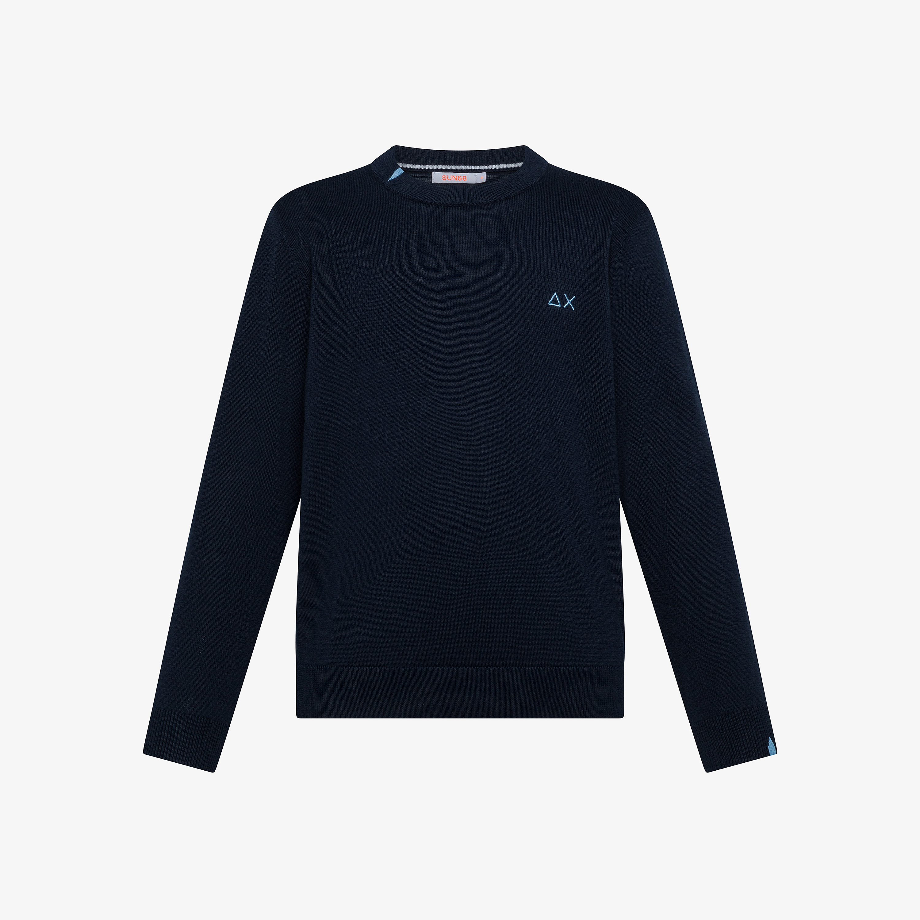 Navy blue cotton jumper