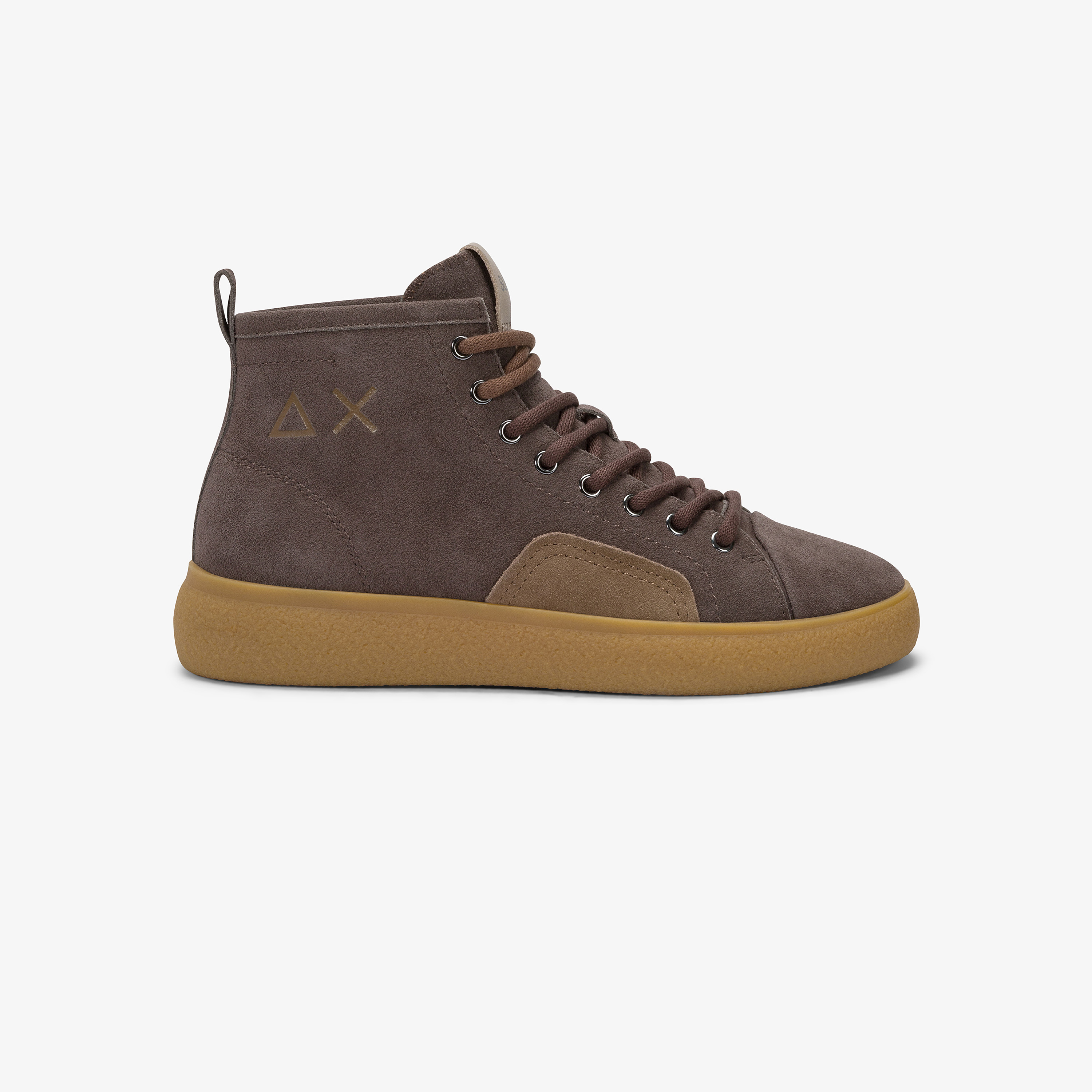 Sneaker Luis Mid in suede marrone Sneaker Luis Mid in suede marrone