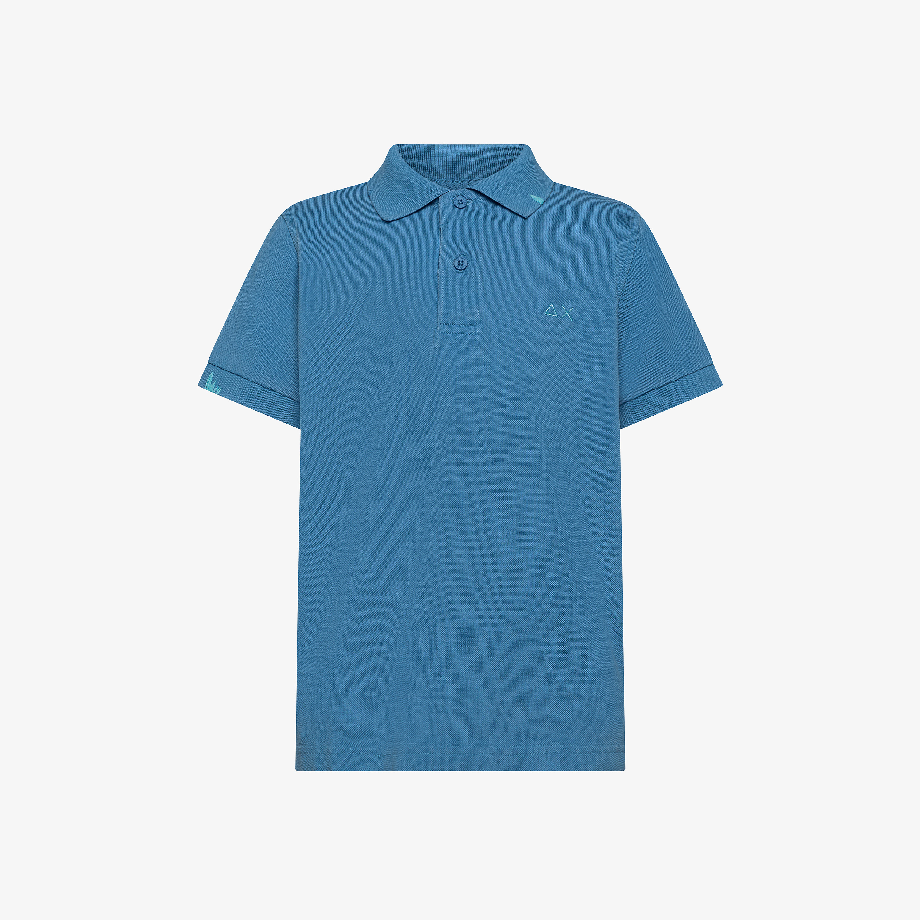 Avio cotton piqué polo shirt
