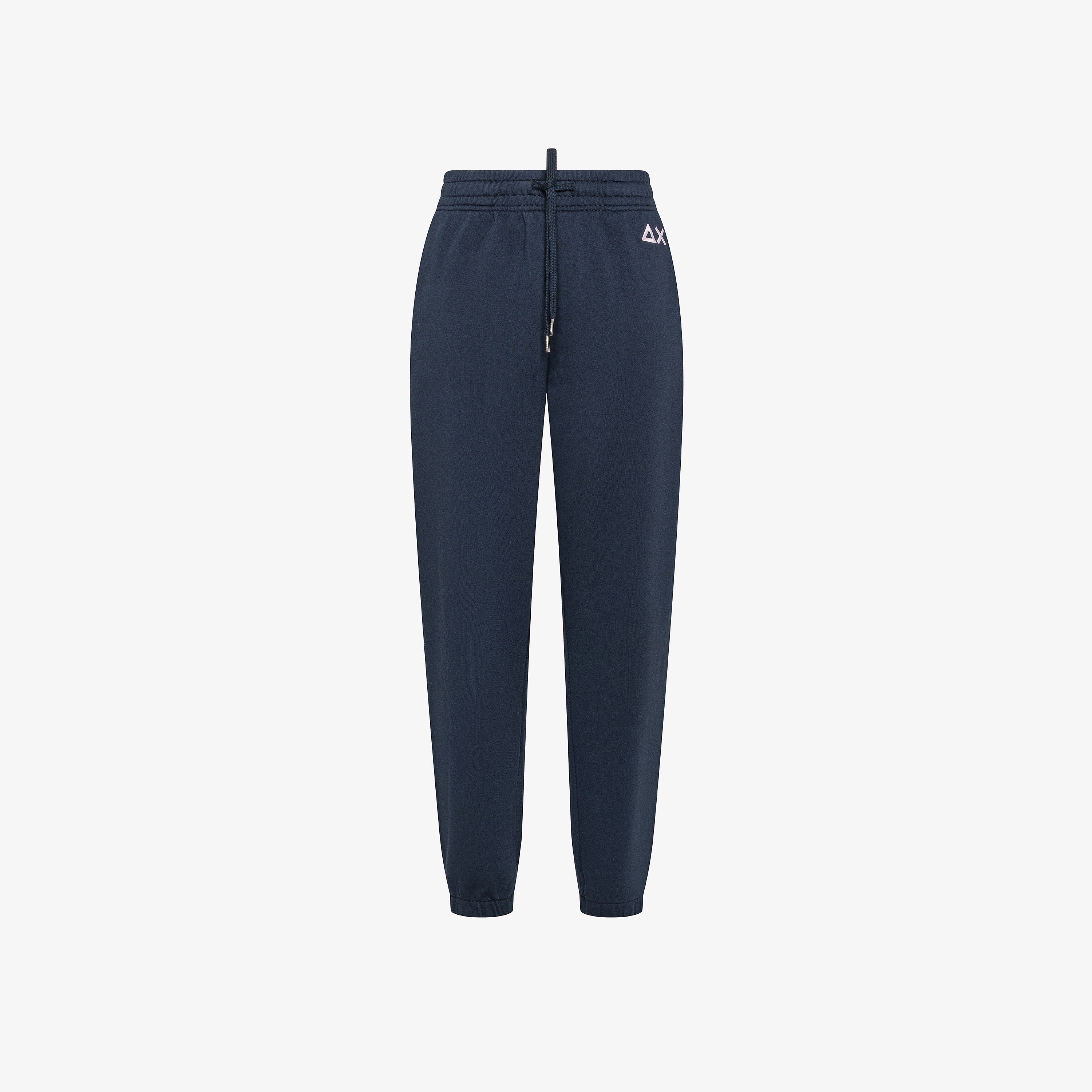 Pantaloni in felpa di cotone blu navy